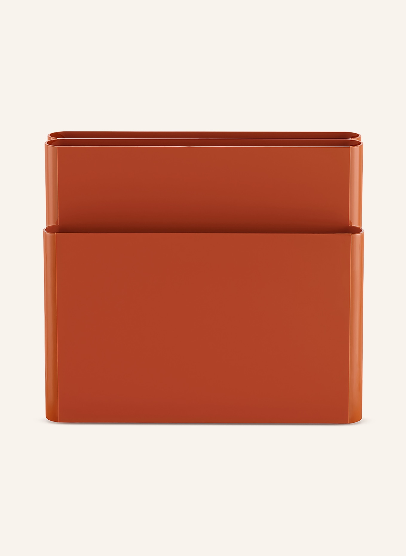 Kartell PORTARIVISTE newspaper rack: DARK RED