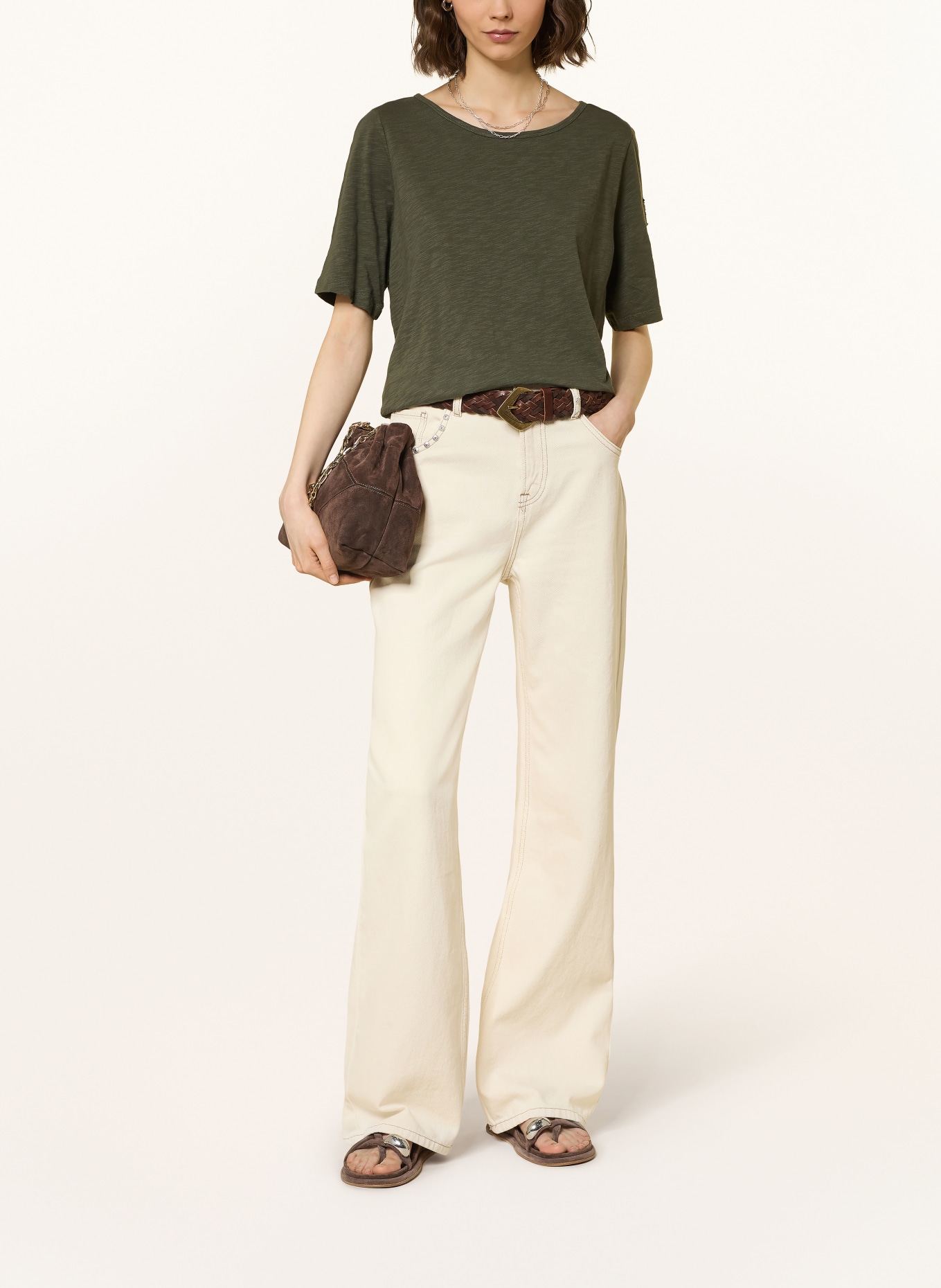 ba&sh T-Shirt VINA: KHAKI