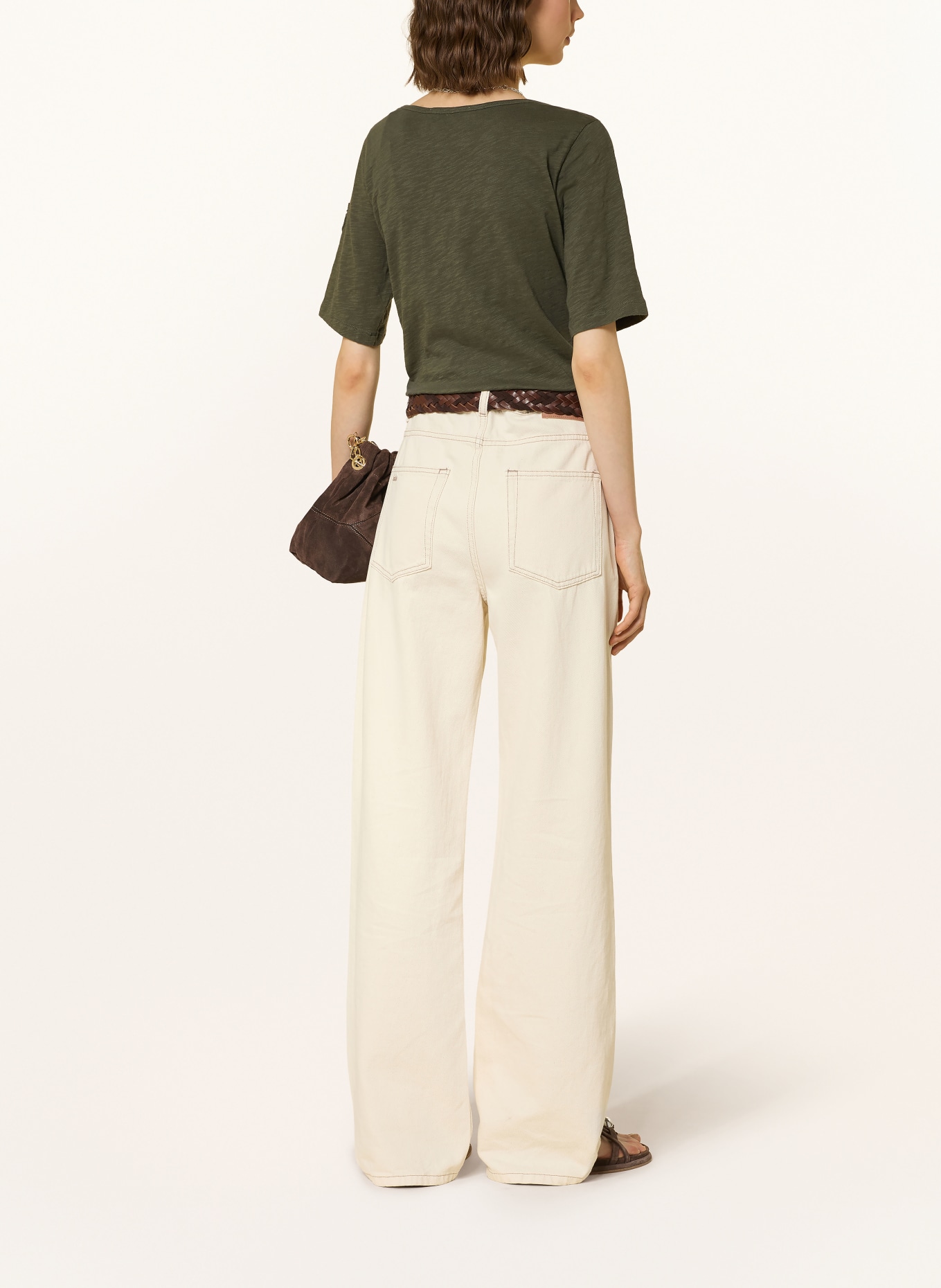 ba&sh T-Shirt VINA: KHAKI