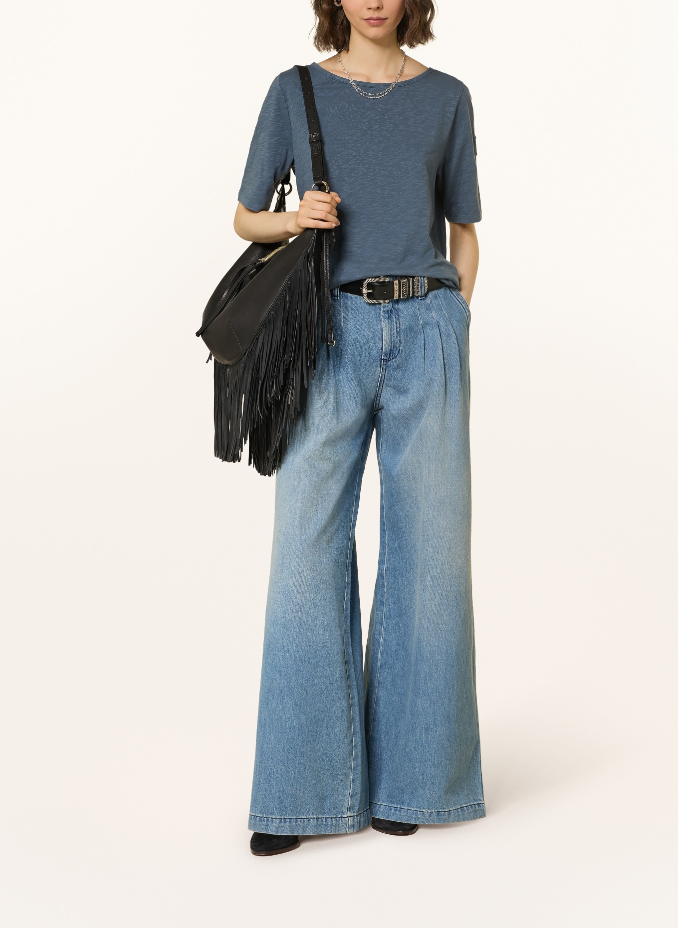 ba&sh T-Shirt VINA: BLAU