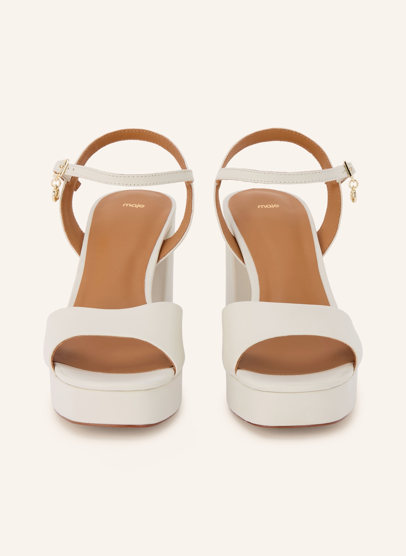 maje Sandaletten: ECRU