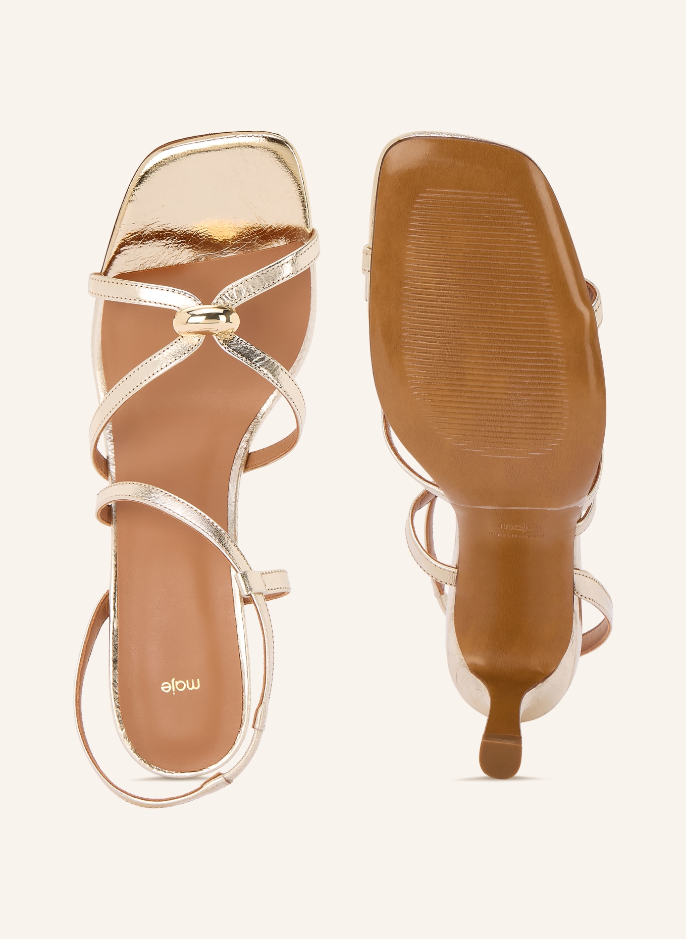 maje Sandaletten: GOLD