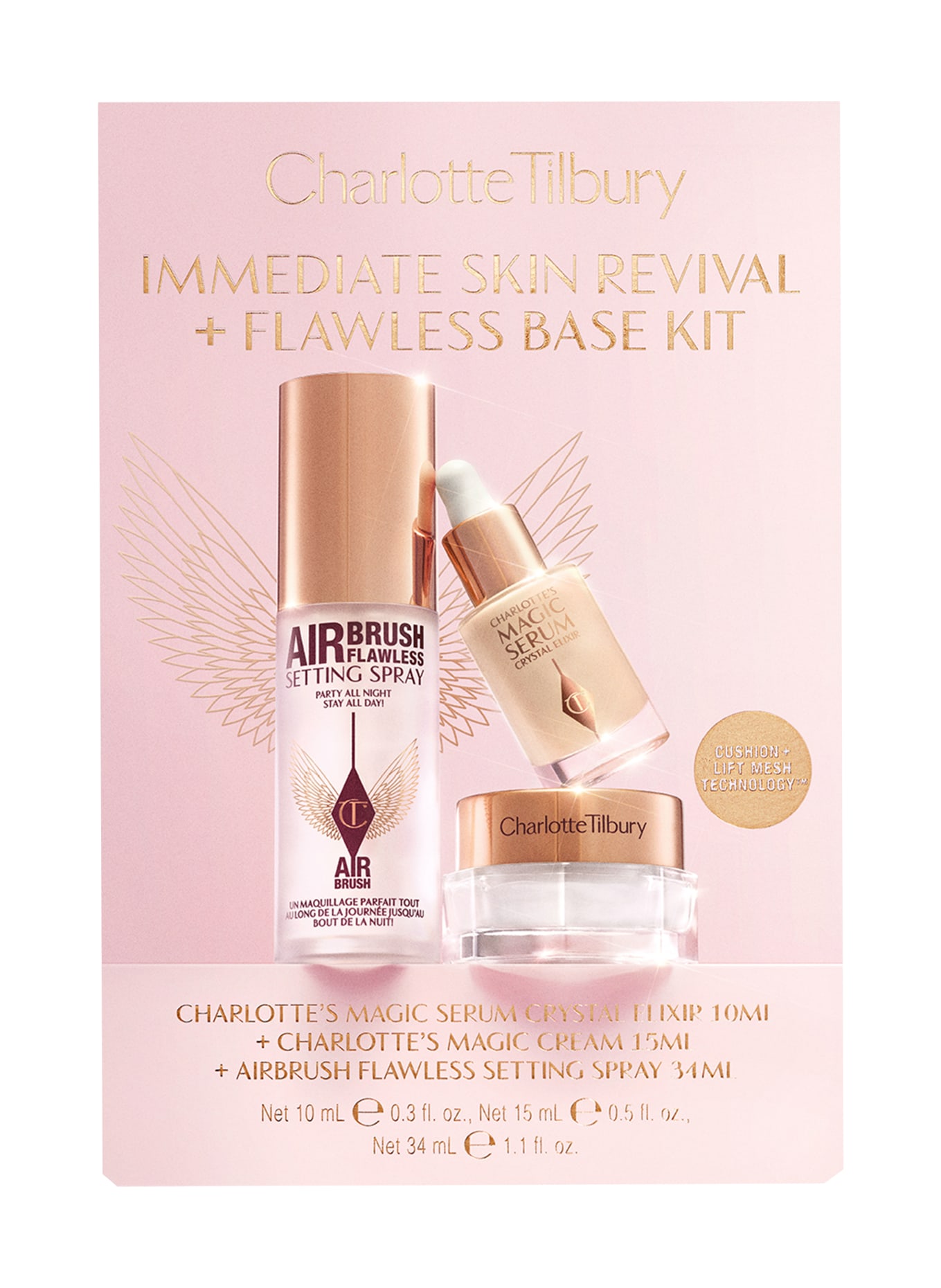 Charlotte Tilbury ONMIDDELLIJKE HUIDVERJONGING + FLAWLESS BASE KIT