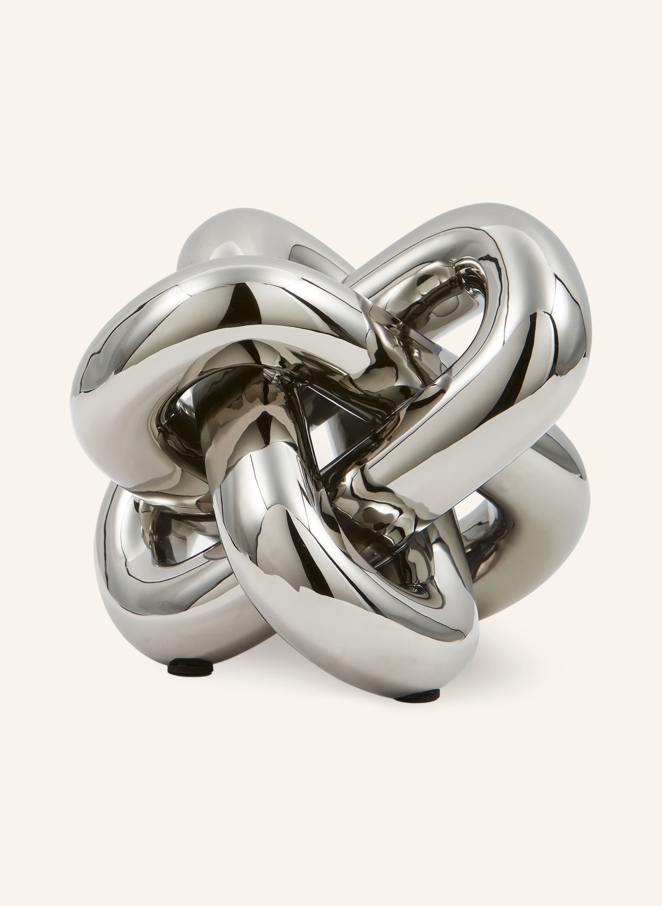 POLSPOTTEN Decoratiefiguur MOVING CHAIN: ZILVER