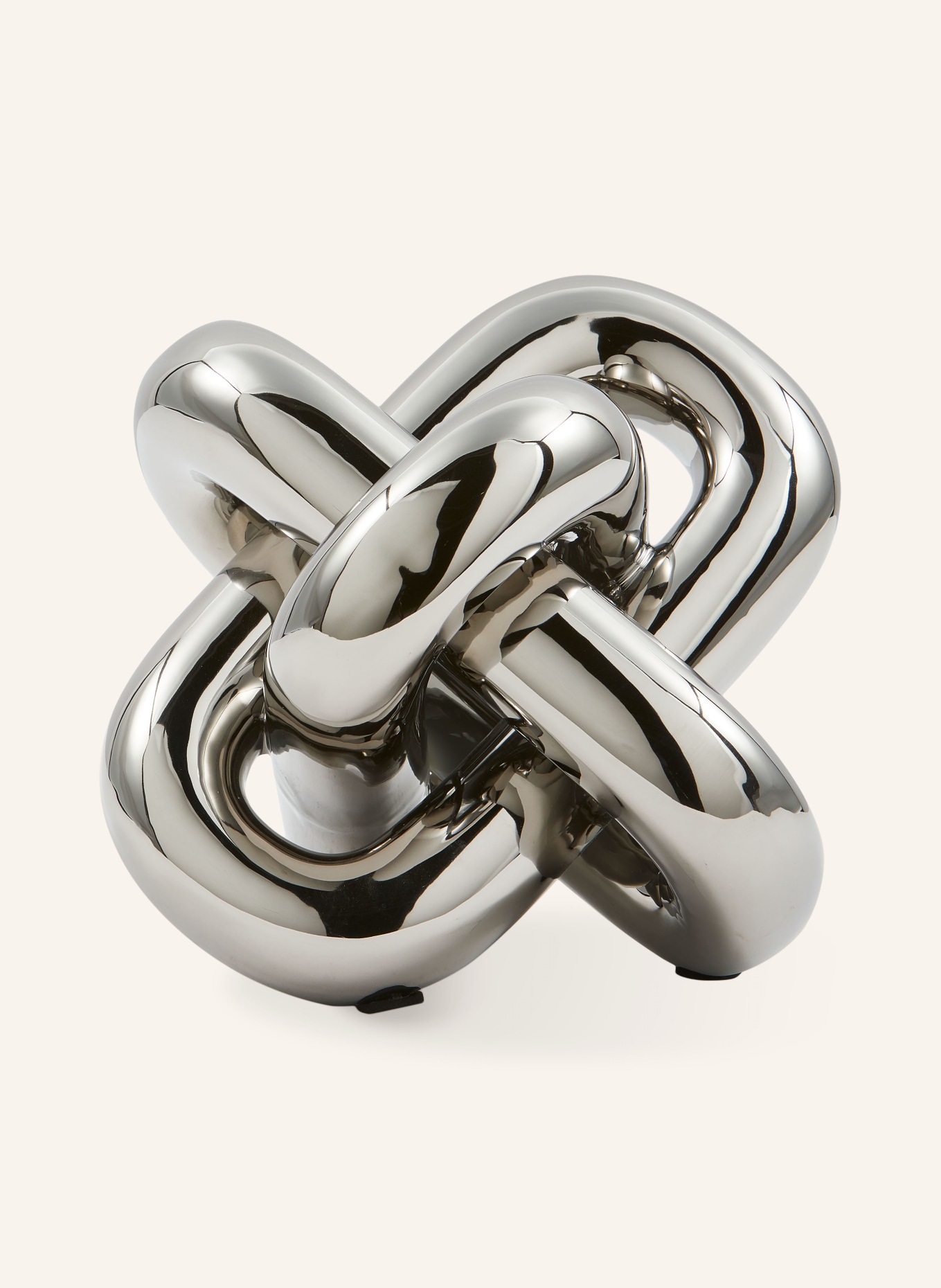 POLSPOTTEN Decoratiefiguur MOVING CHAIN: ZILVER