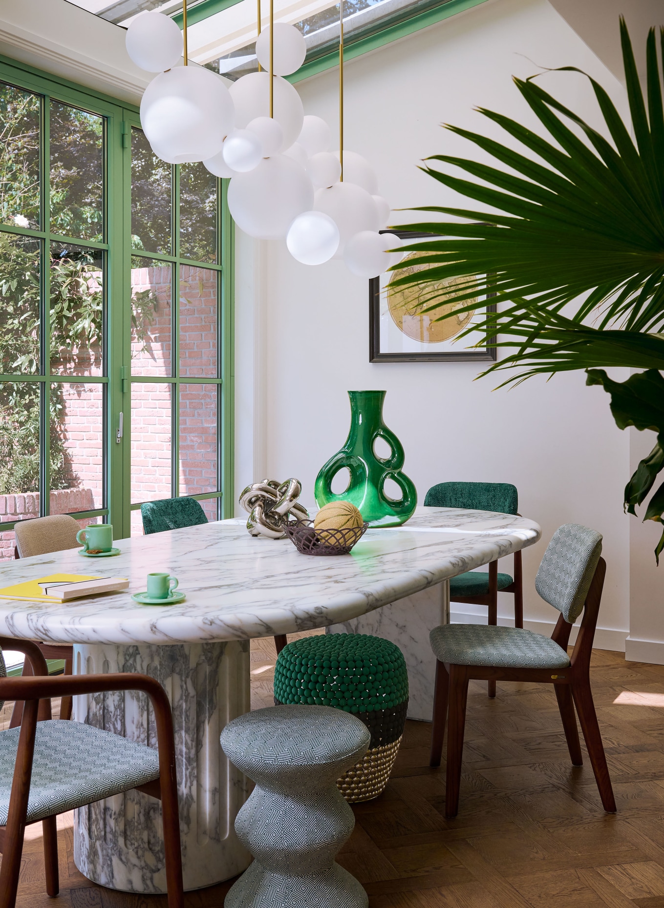 POLSPOTTEN Decoratiefiguur MOVING CHAIN: ZILVER