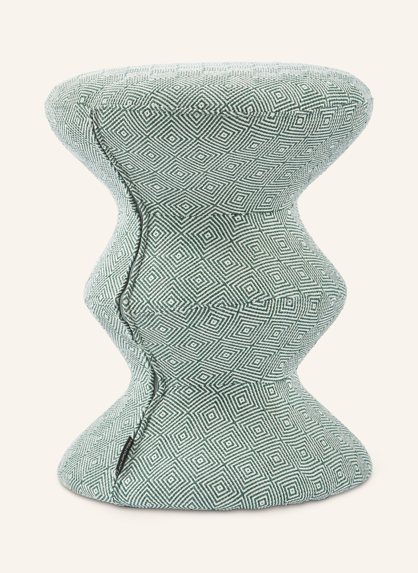 POLSPOTTEN Kruk ZIG ZAG: LICHTGROEN / DONKERGROEN