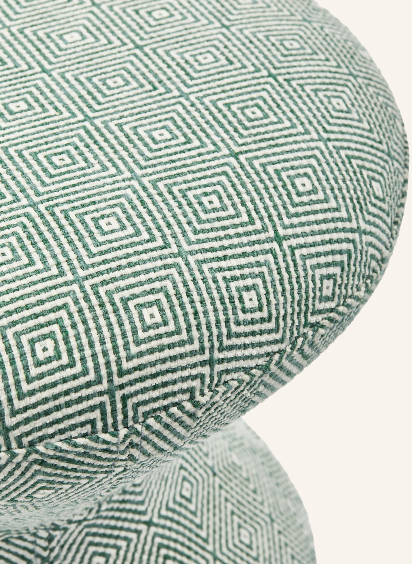 POLSPOTTEN Kruk ZIG ZAG: LICHTGROEN / DONKERGROEN