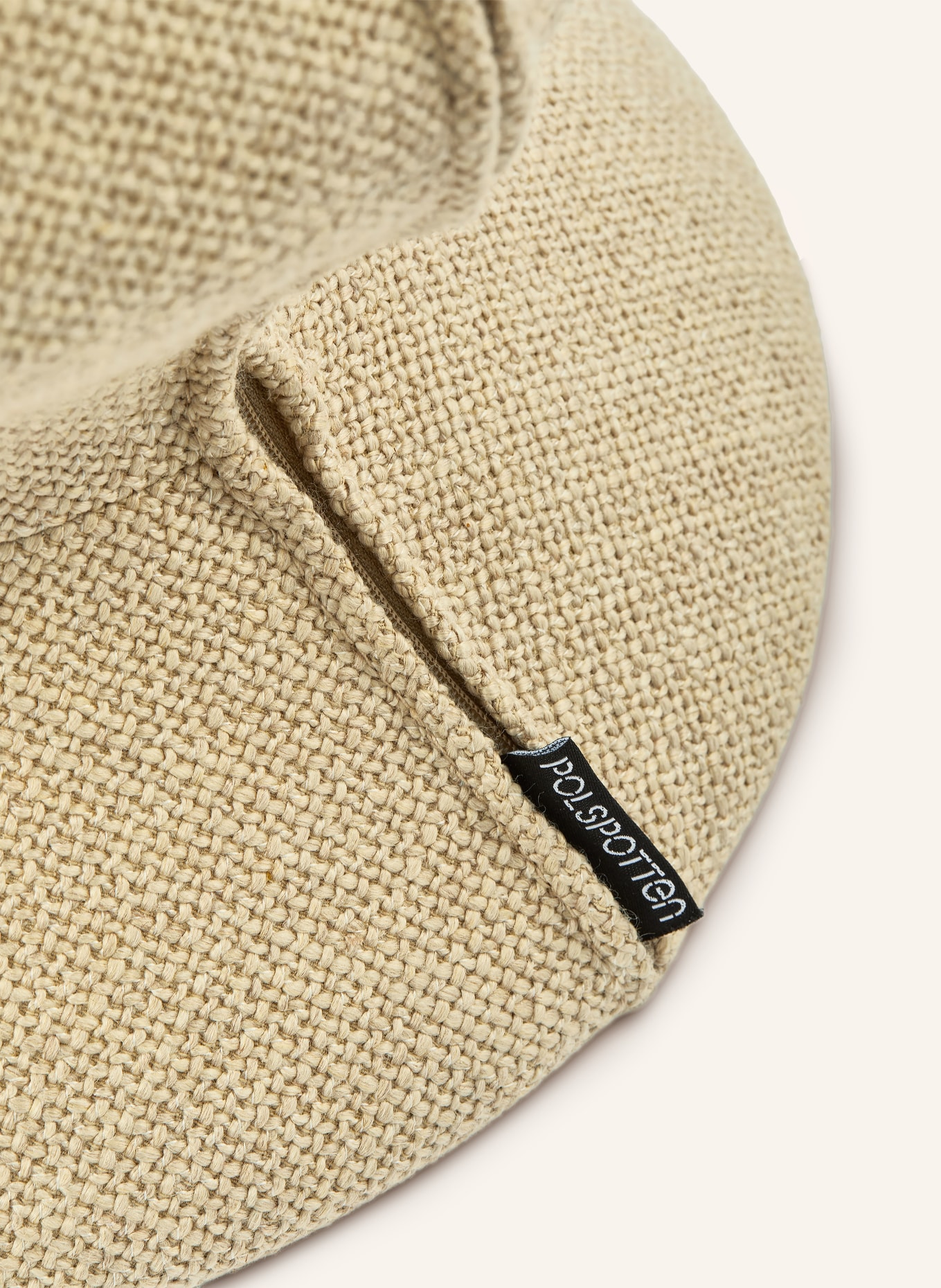 POLSPOTTEN Kruk SOFT ZIG ZAG: LICHTBRUIN