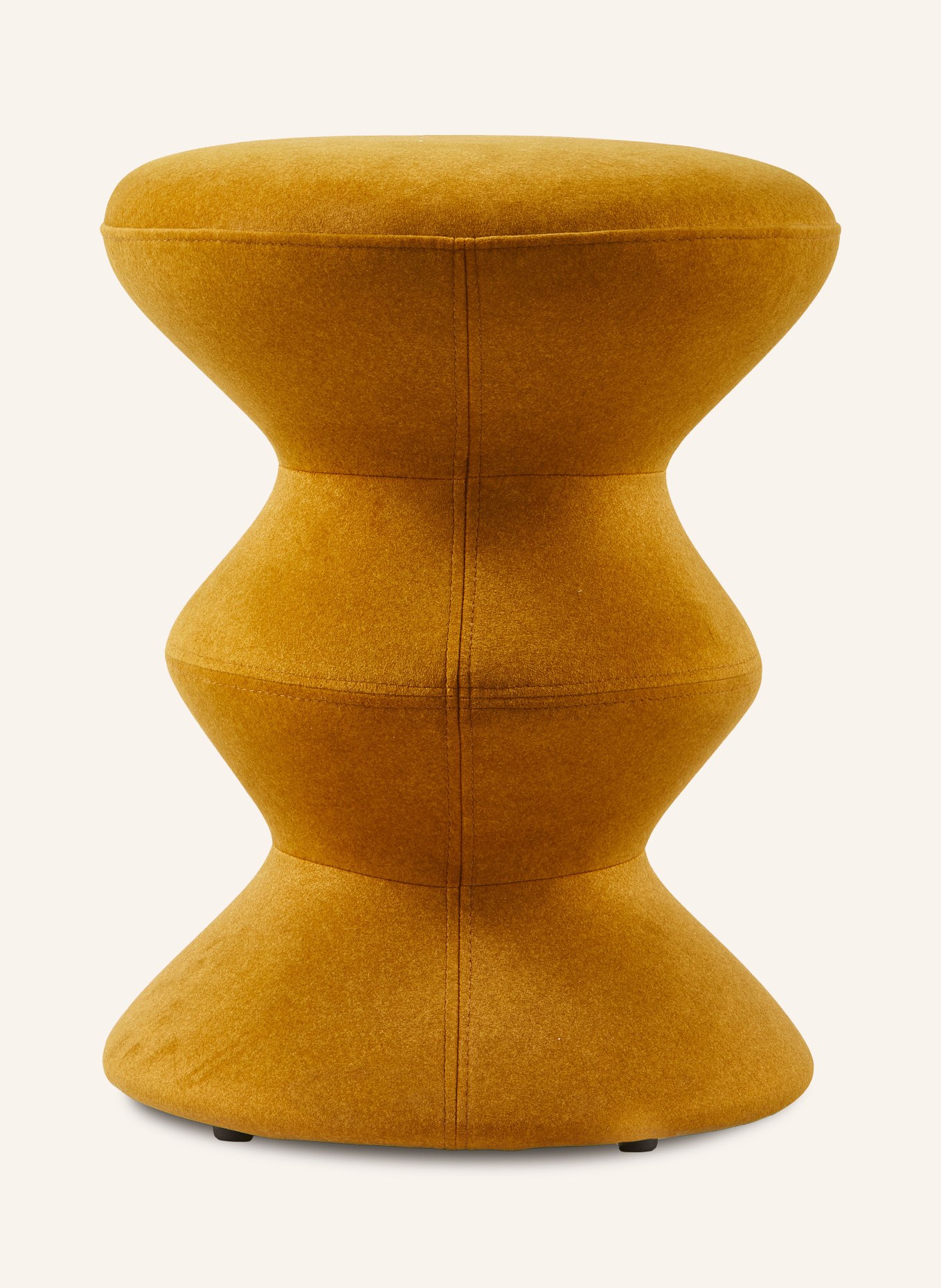 POLSPOTTEN Kruk SOFT ZIG ZAG: DONKERGEEL