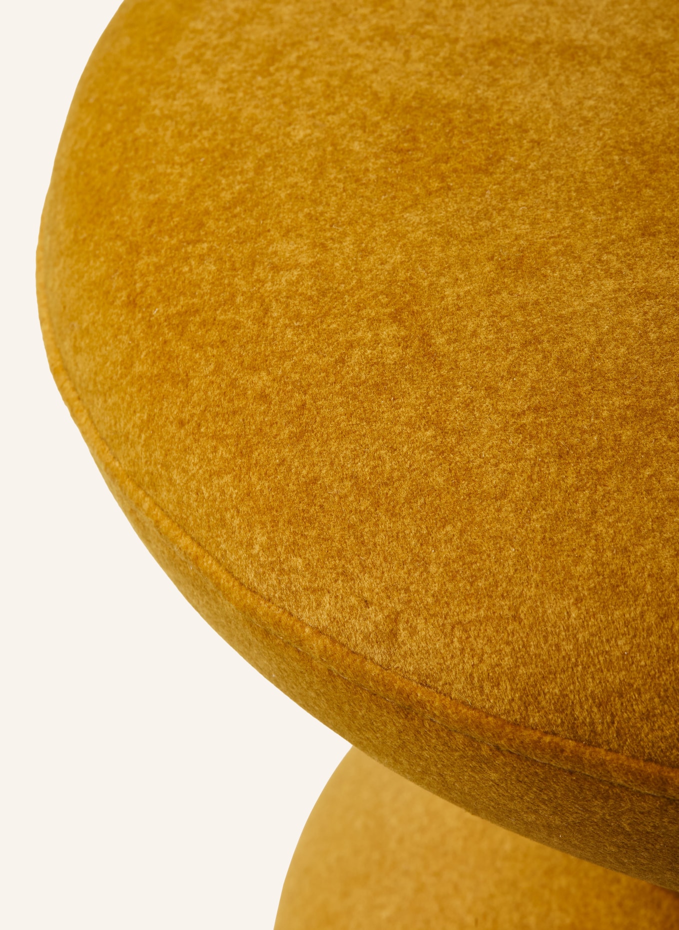 POLSPOTTEN Kruk SOFT ZIG ZAG: DONKERGEEL