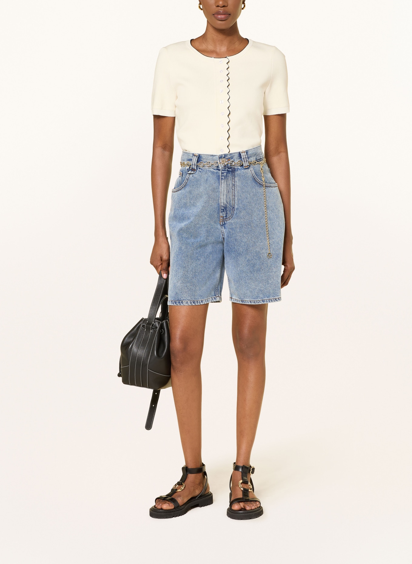 CLAUDIE PIERLOT Strickjacke: ECRU