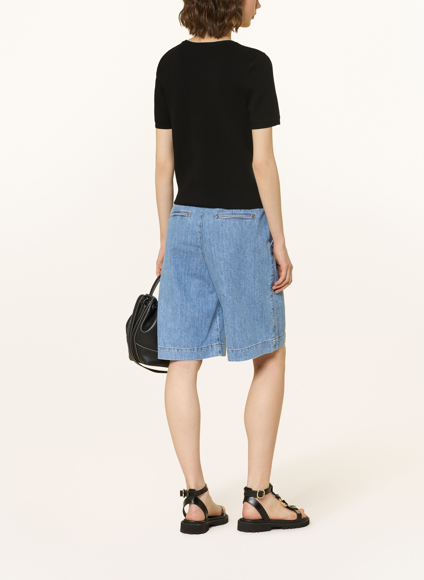 CLAUDIE PIERLOT Strickjacke: SCHWARZ / WEISS