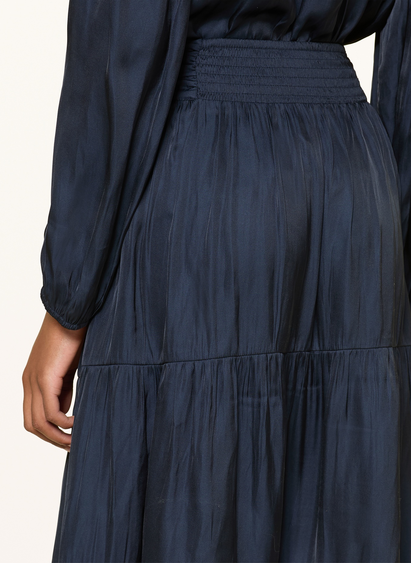 ba&sh Satinrock CAMYLA: DUNKELBLAU