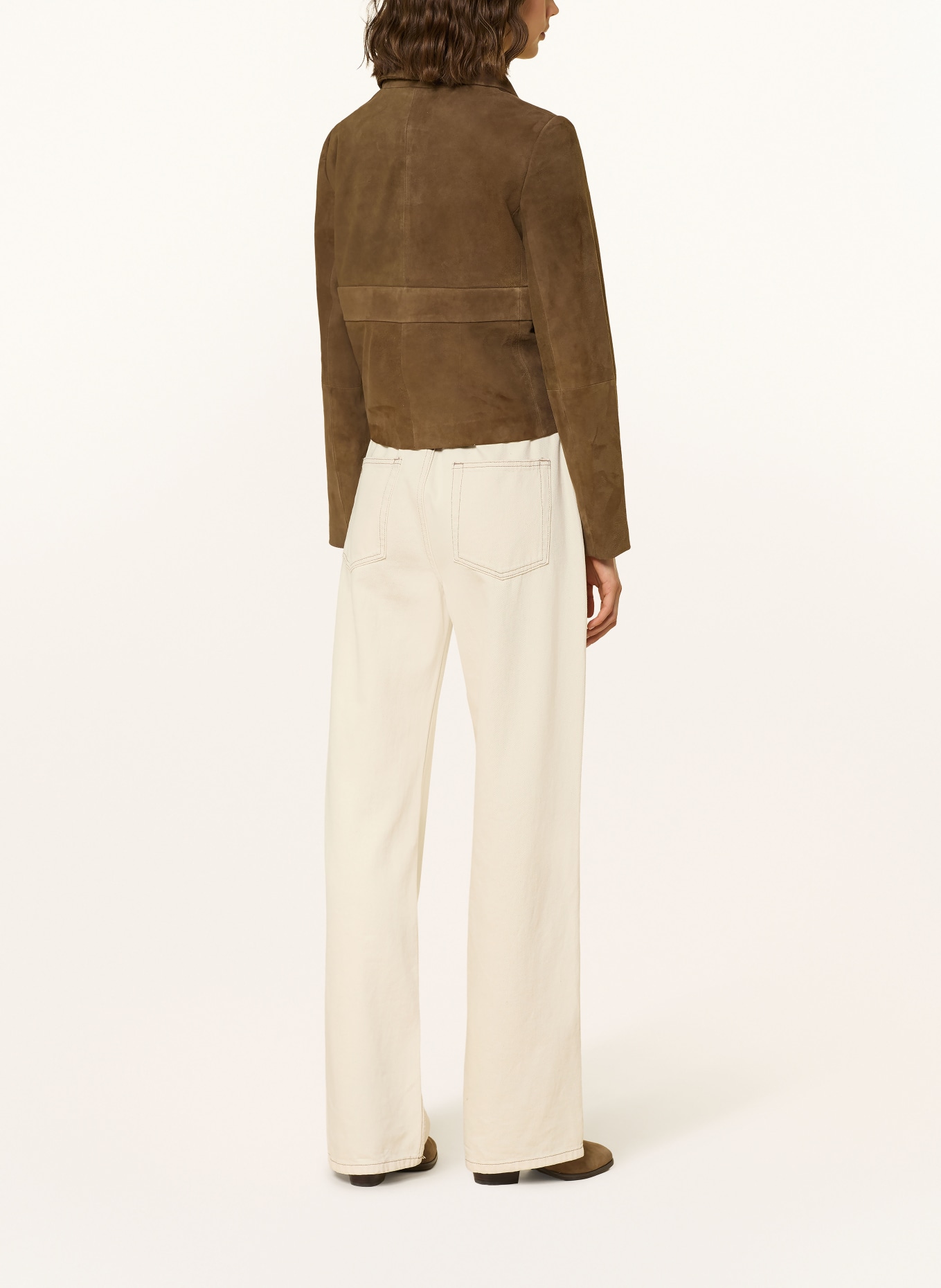 ba&sh Lederjacke MORFEO: BRAUN