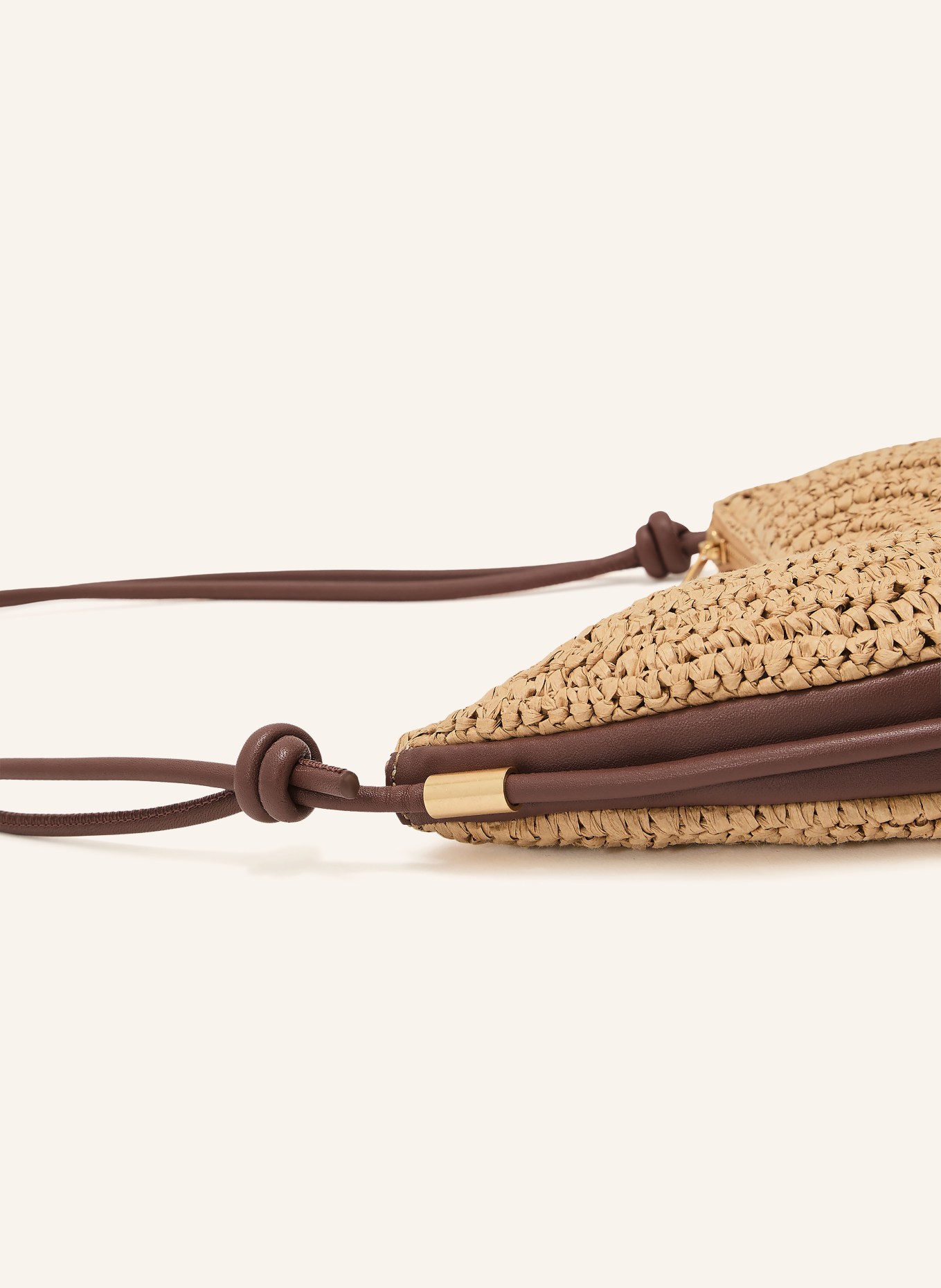 REISS HARRIET shoulder bag: CAMEL / GOLD / BROWN