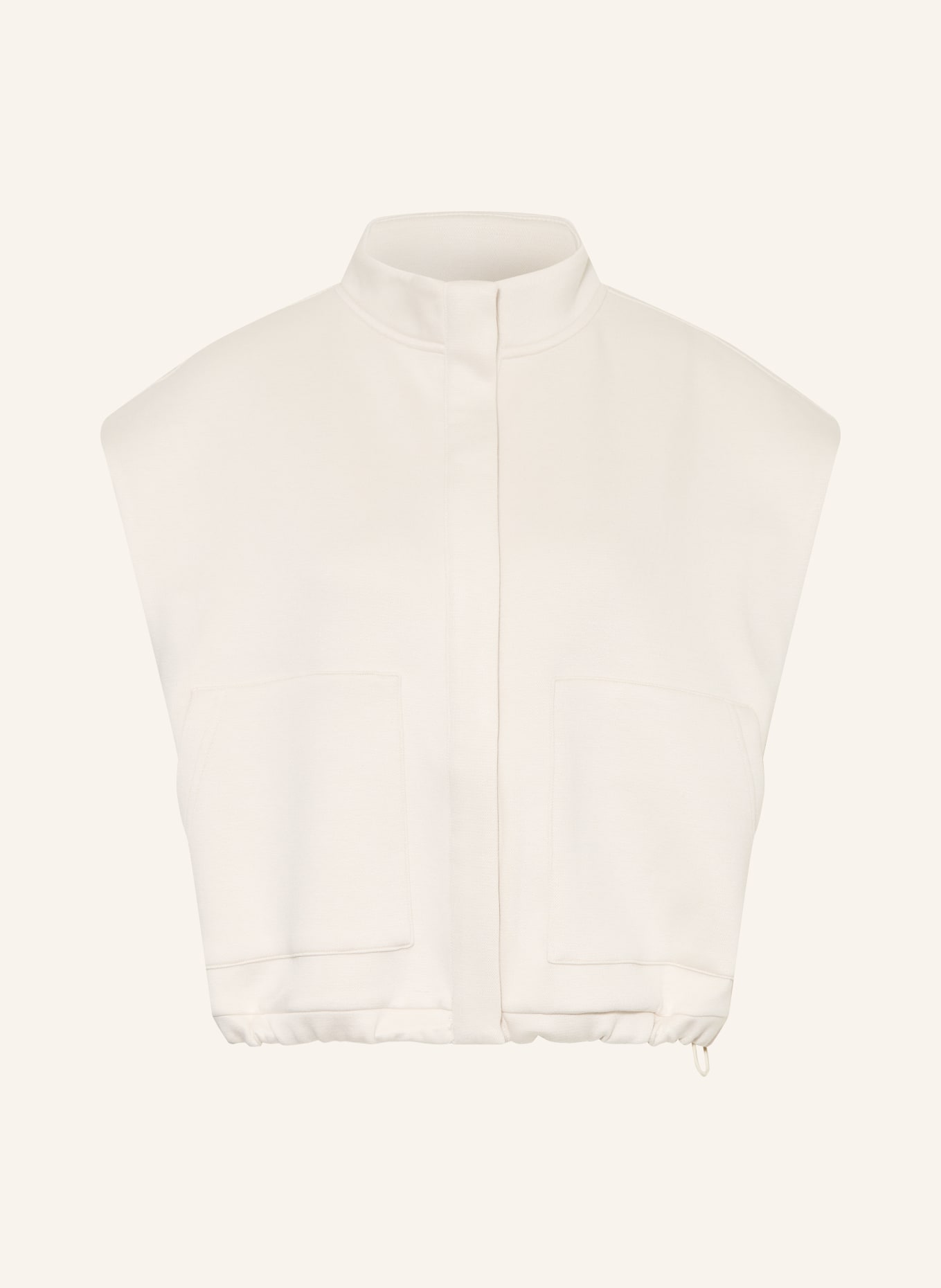 OPUS GOHITA-sweatvest: ECRU