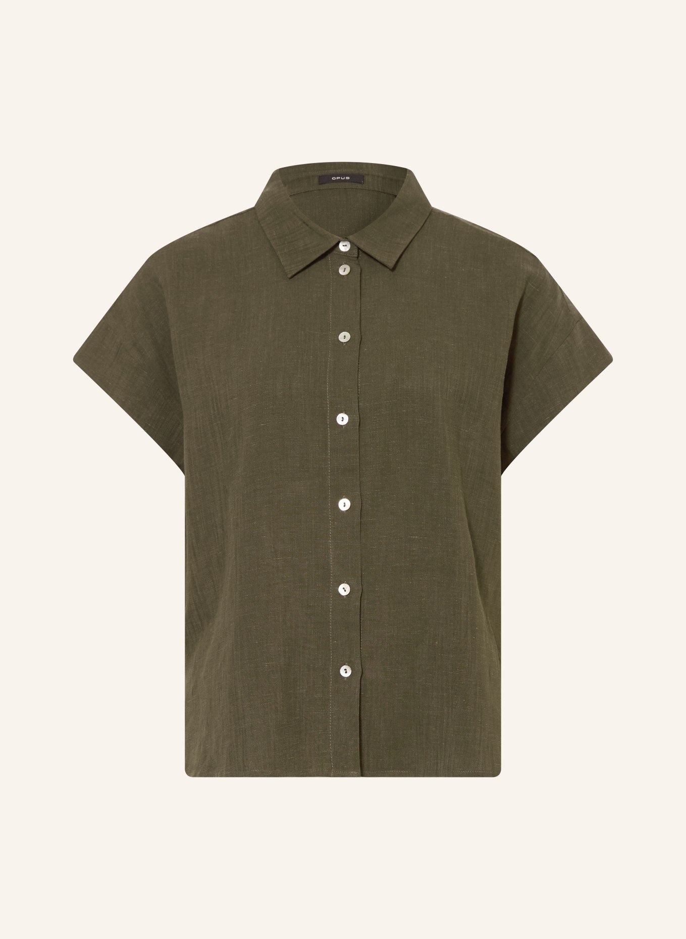 OPUS Košile FALVIA: KHAKI