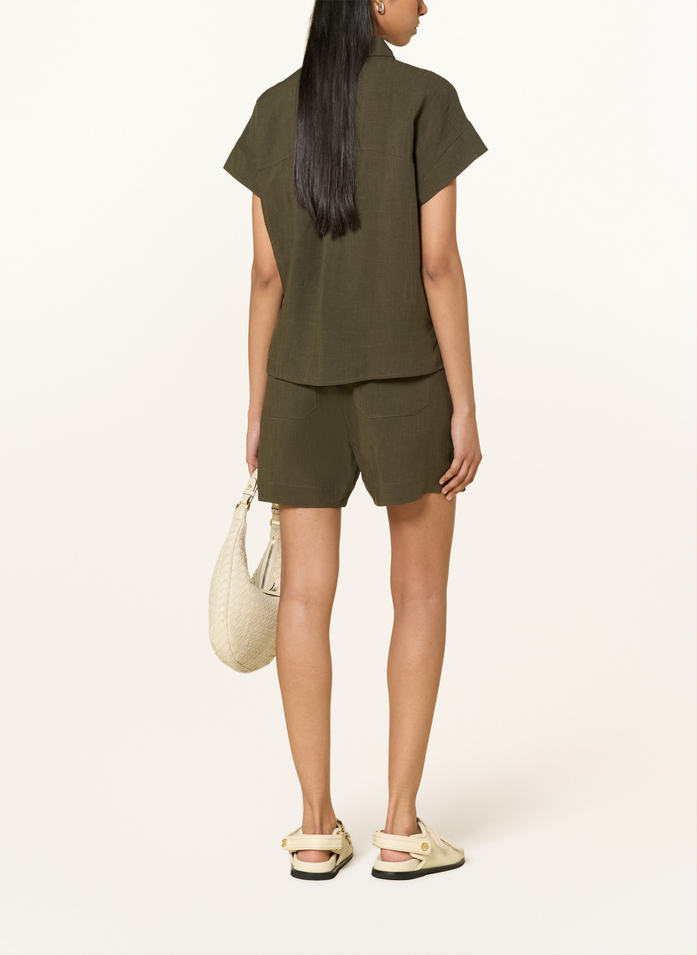 OPUS Košile FALVIA: KHAKI