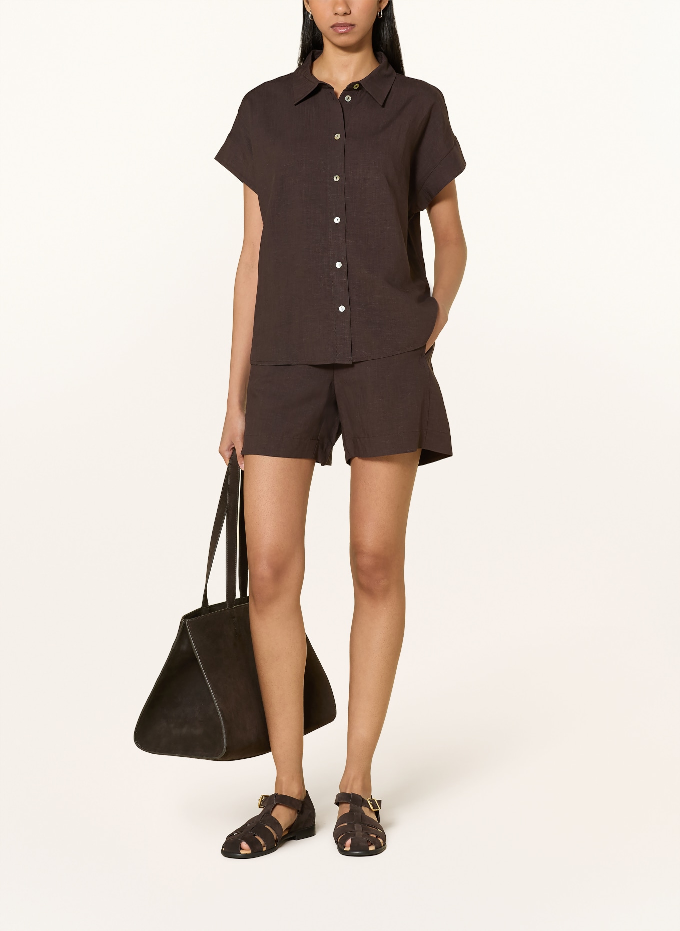 OPUS Shorts MELANE OASIS: BRAUN