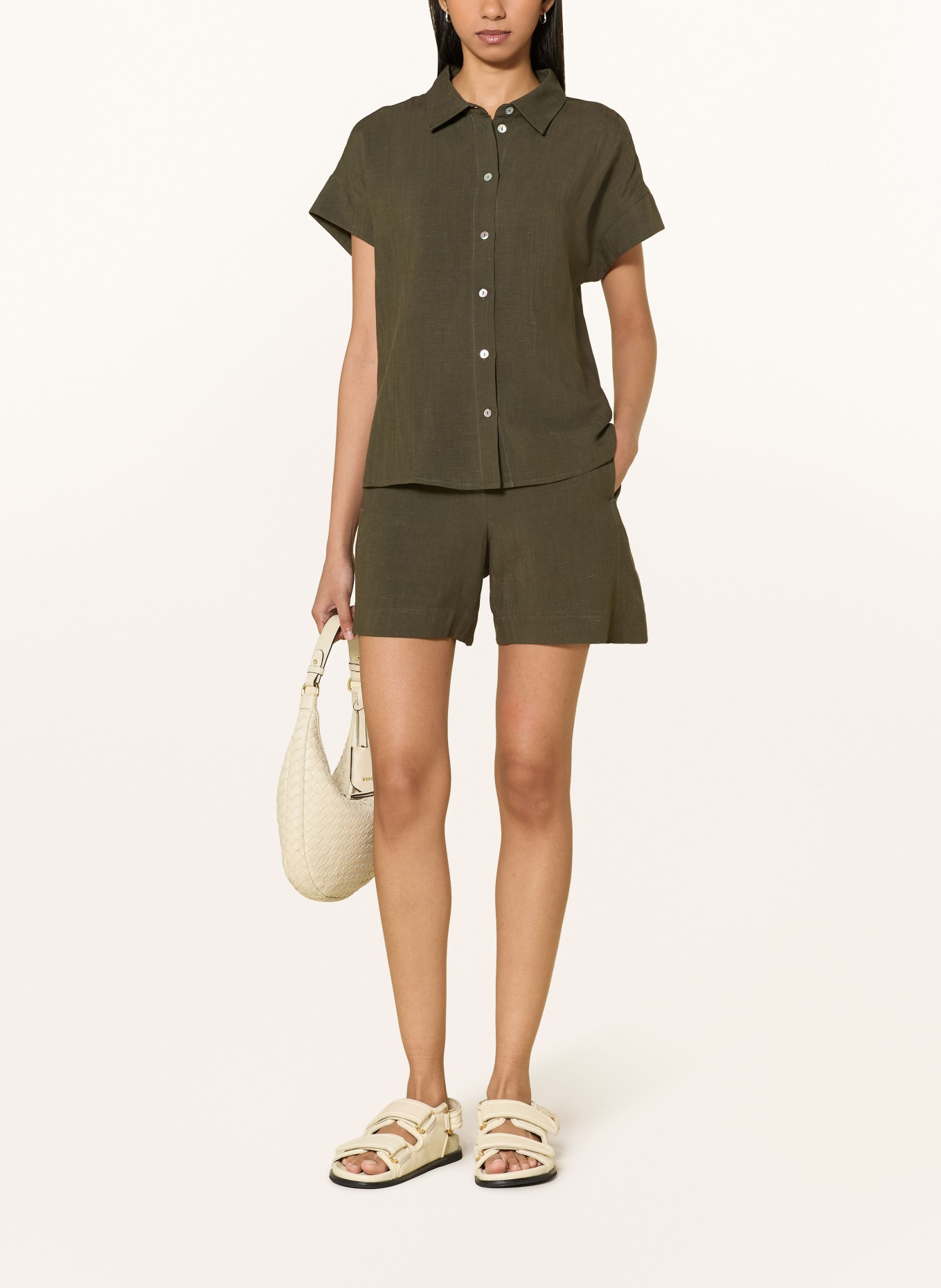 OPUS Shorts MELANE OASIS: KHAKI