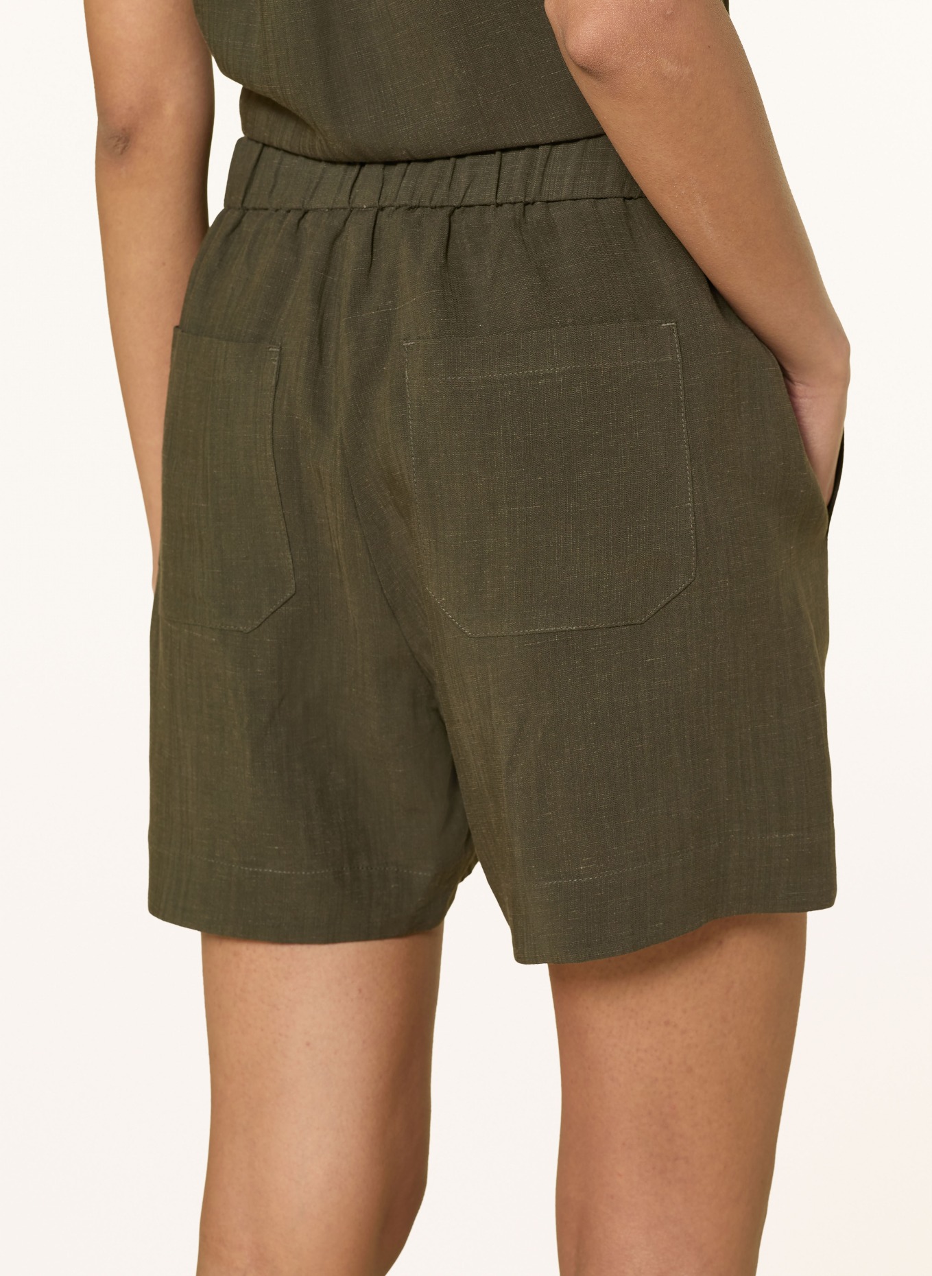 OPUS Shorts MELANE OASIS: KHAKI