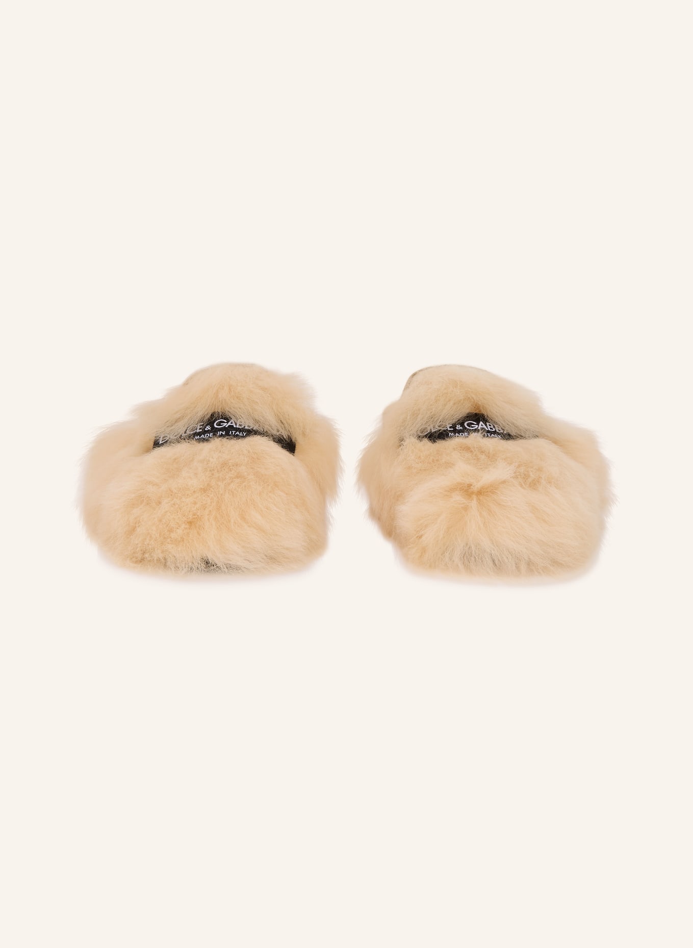 DOLCE & GABBANA slippers: BEIGE