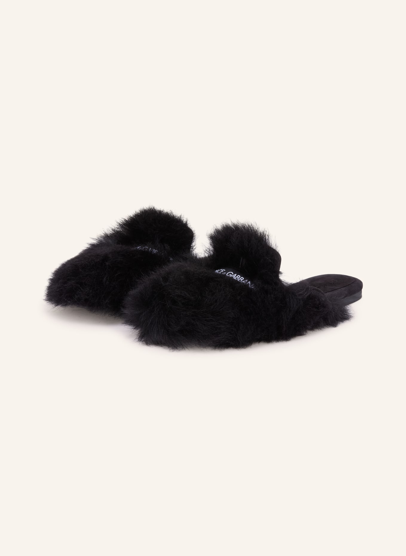 DOLCE & GABBANA Slippers: BLACK