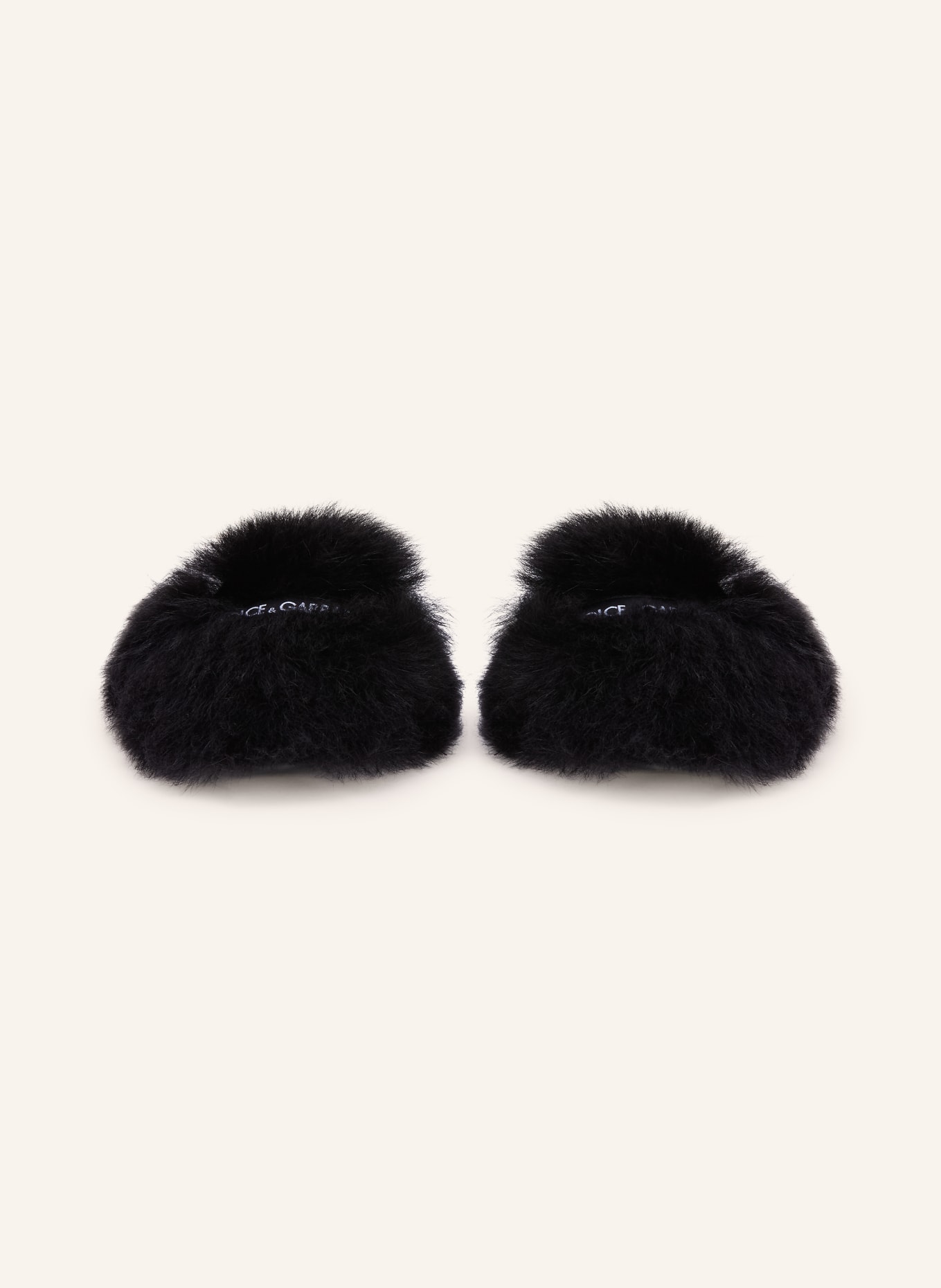 DOLCE & GABBANA Slippers: BLACK