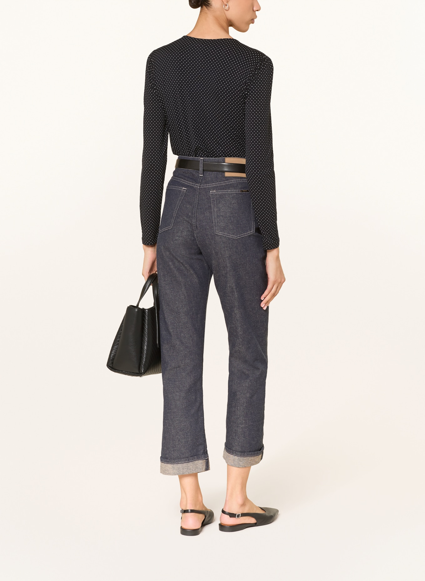 HOBBS Longsleeve HANNAH: DUNKELBLAU