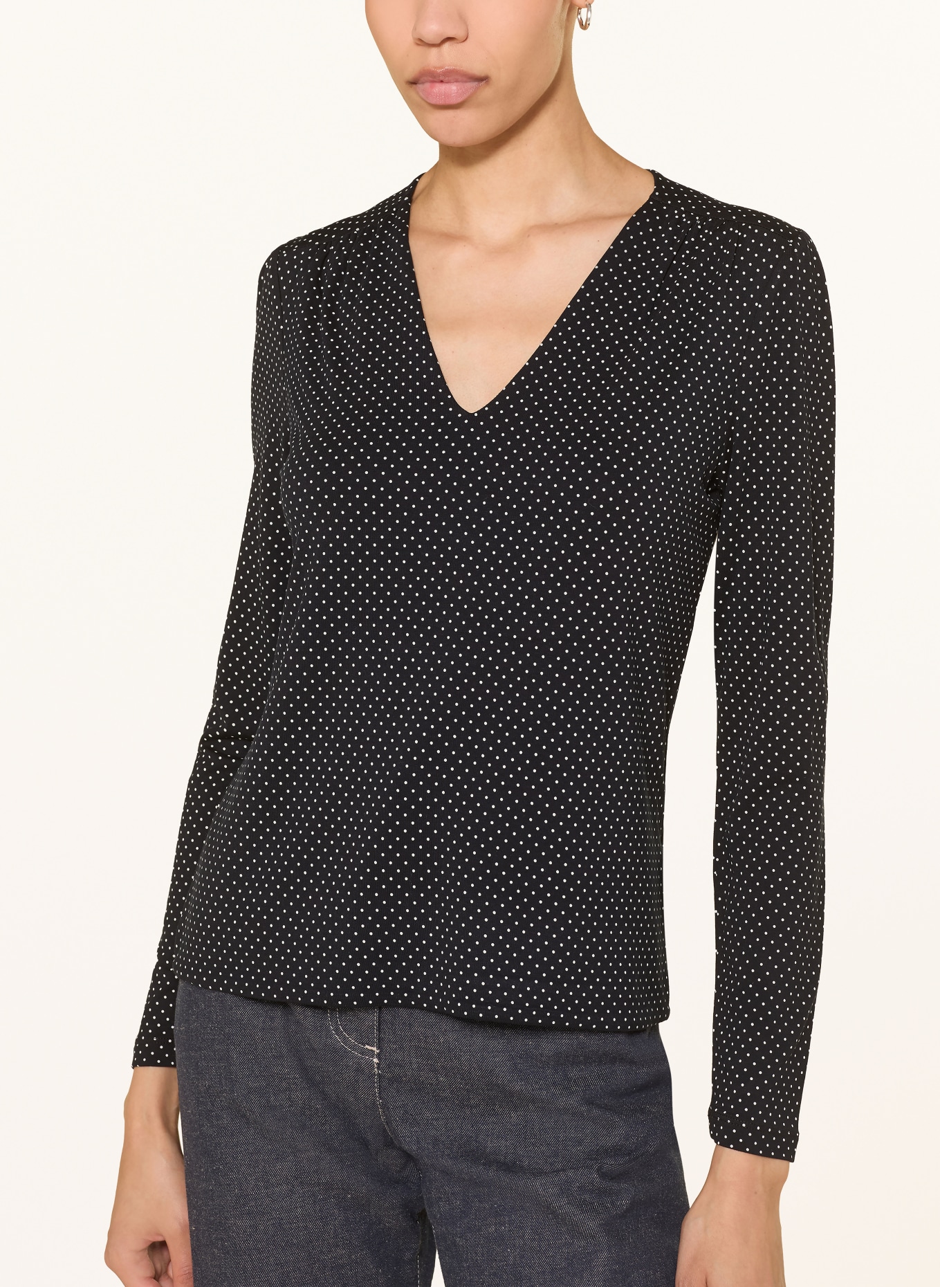 HOBBS Longsleeve HANNAH: DUNKELBLAU