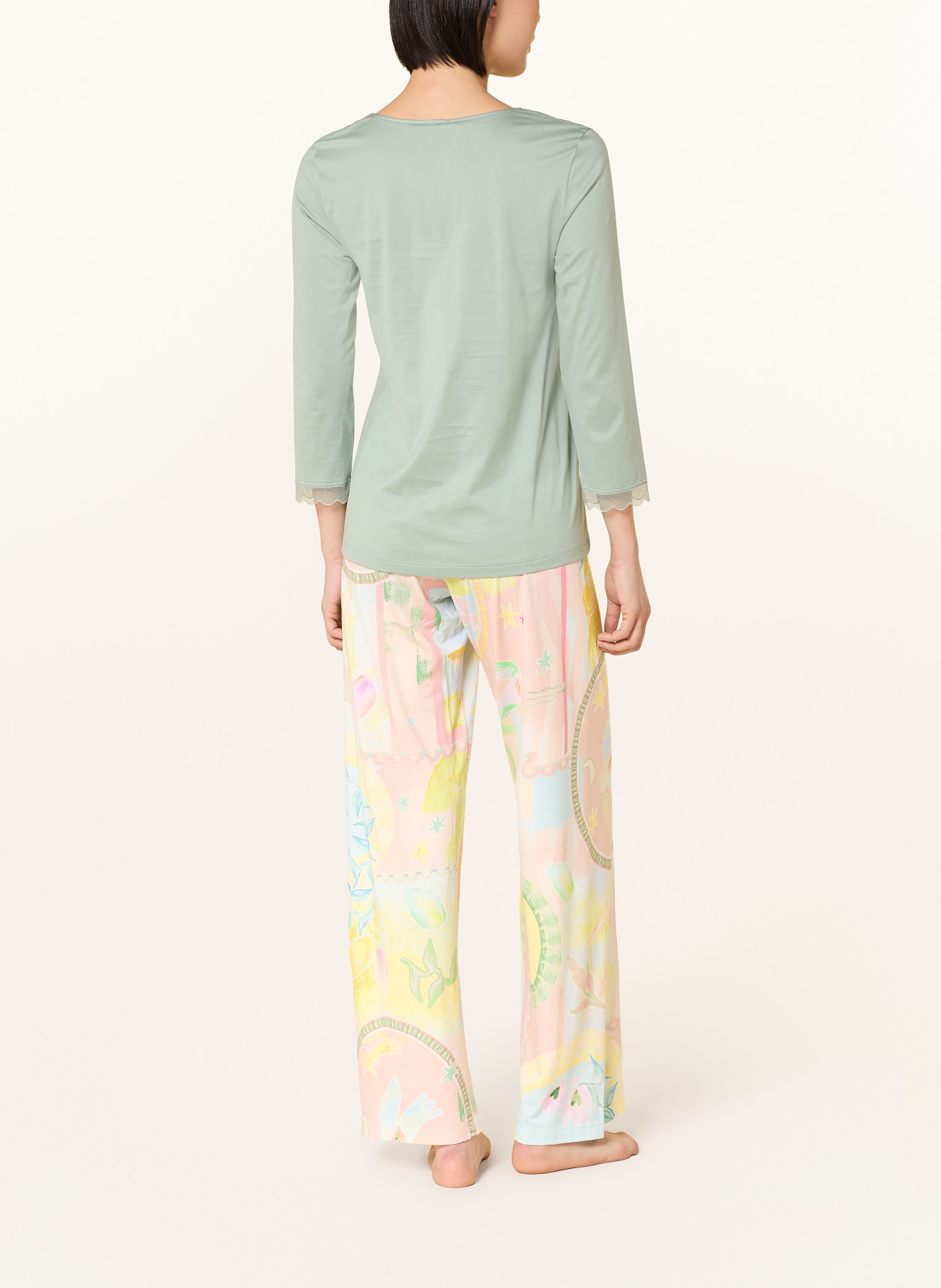 mey Schlafhose Serie MYSTIC VOYAGE: HELLBLAU / ROSA / GELB