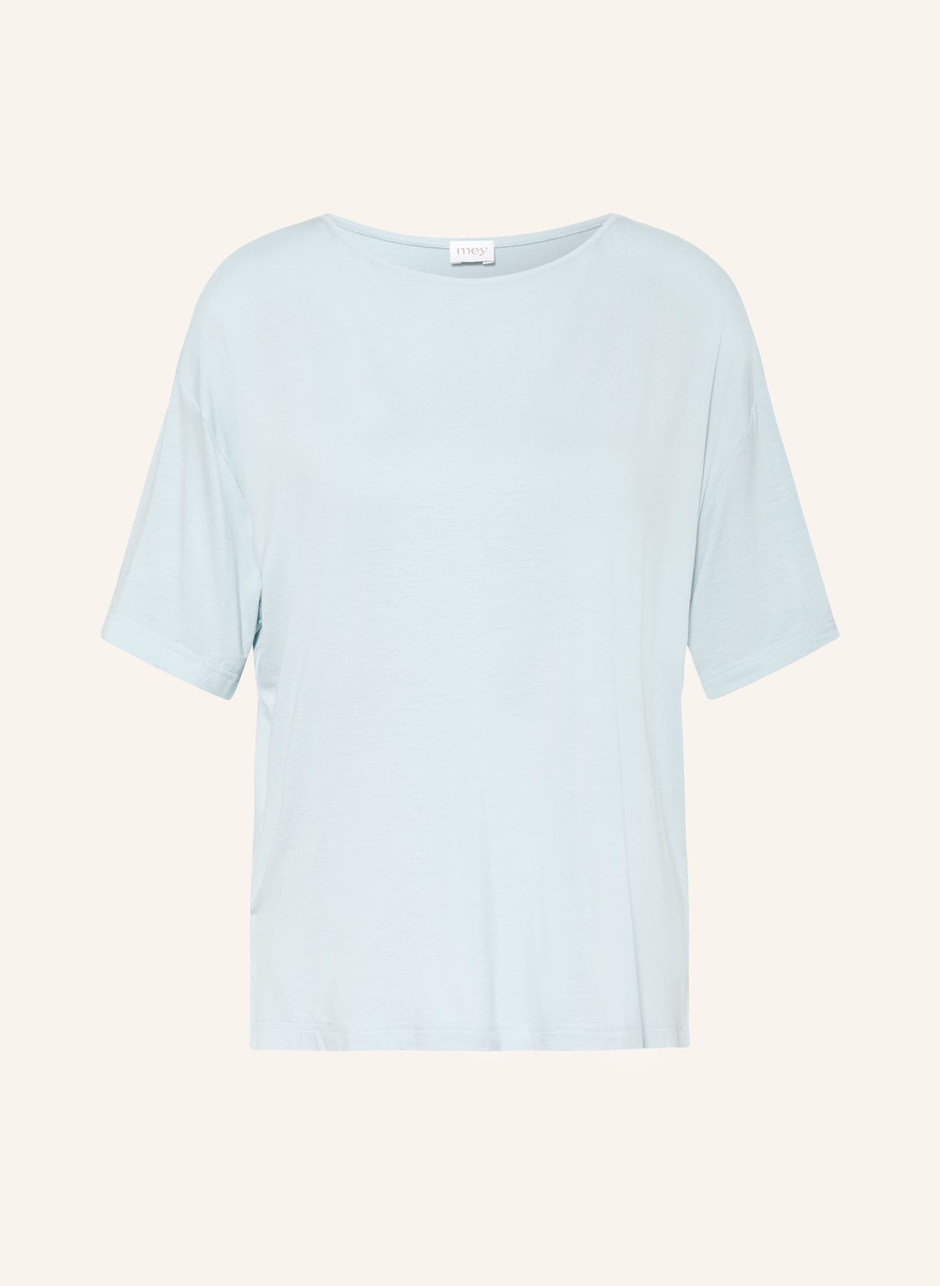 mey Sleep shirt series PURE CHIC: LIGHT BLUE