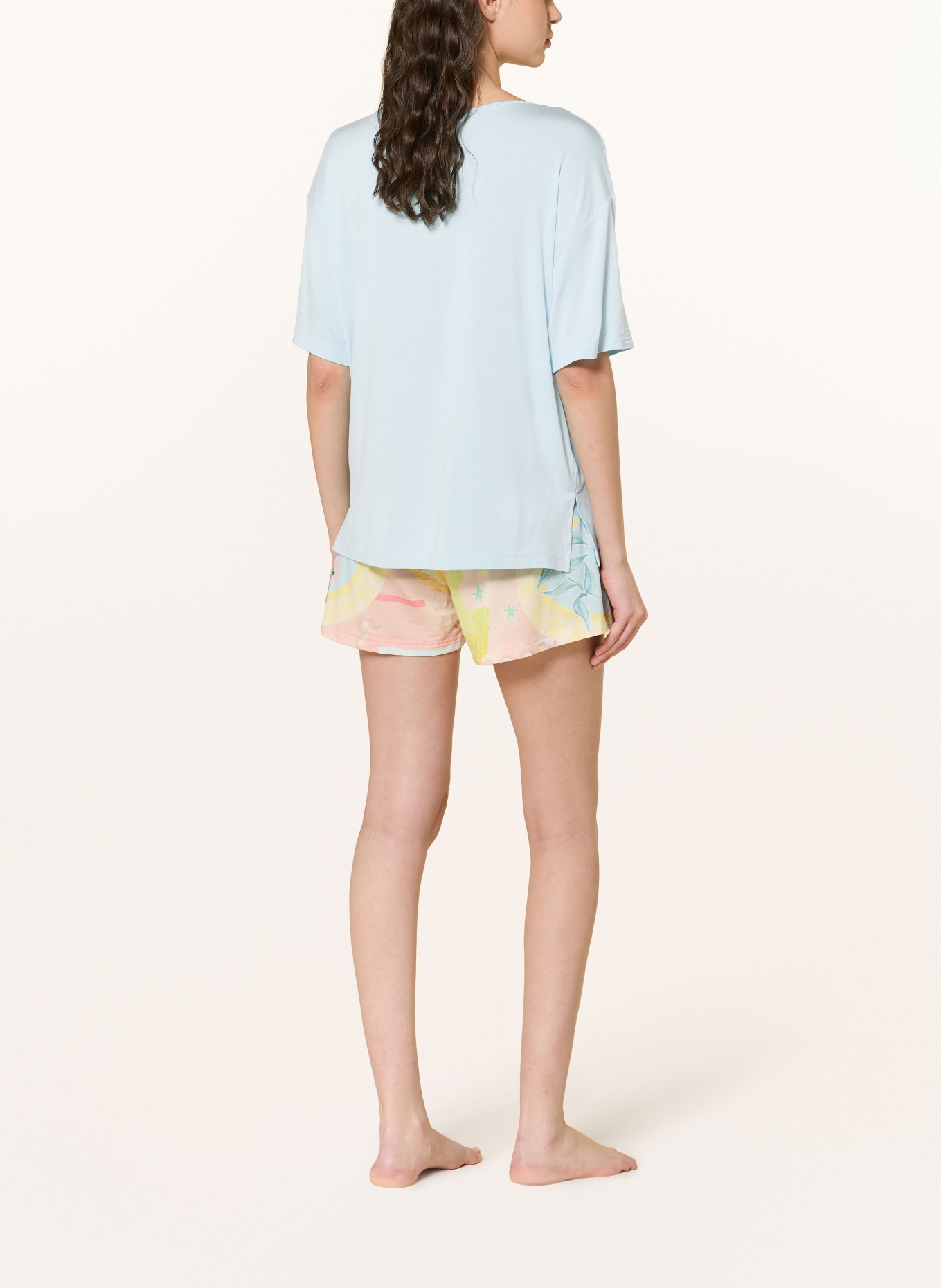 mey Sleep shirt series PURE CHIC: LIGHT BLUE