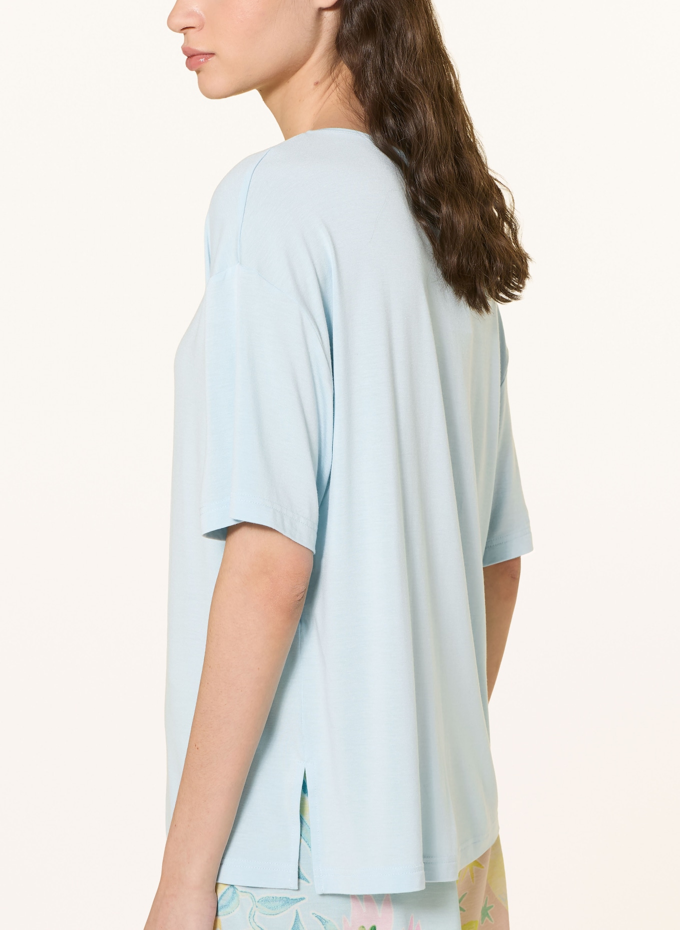 mey Sleep shirt series PURE CHIC: LIGHT BLUE
