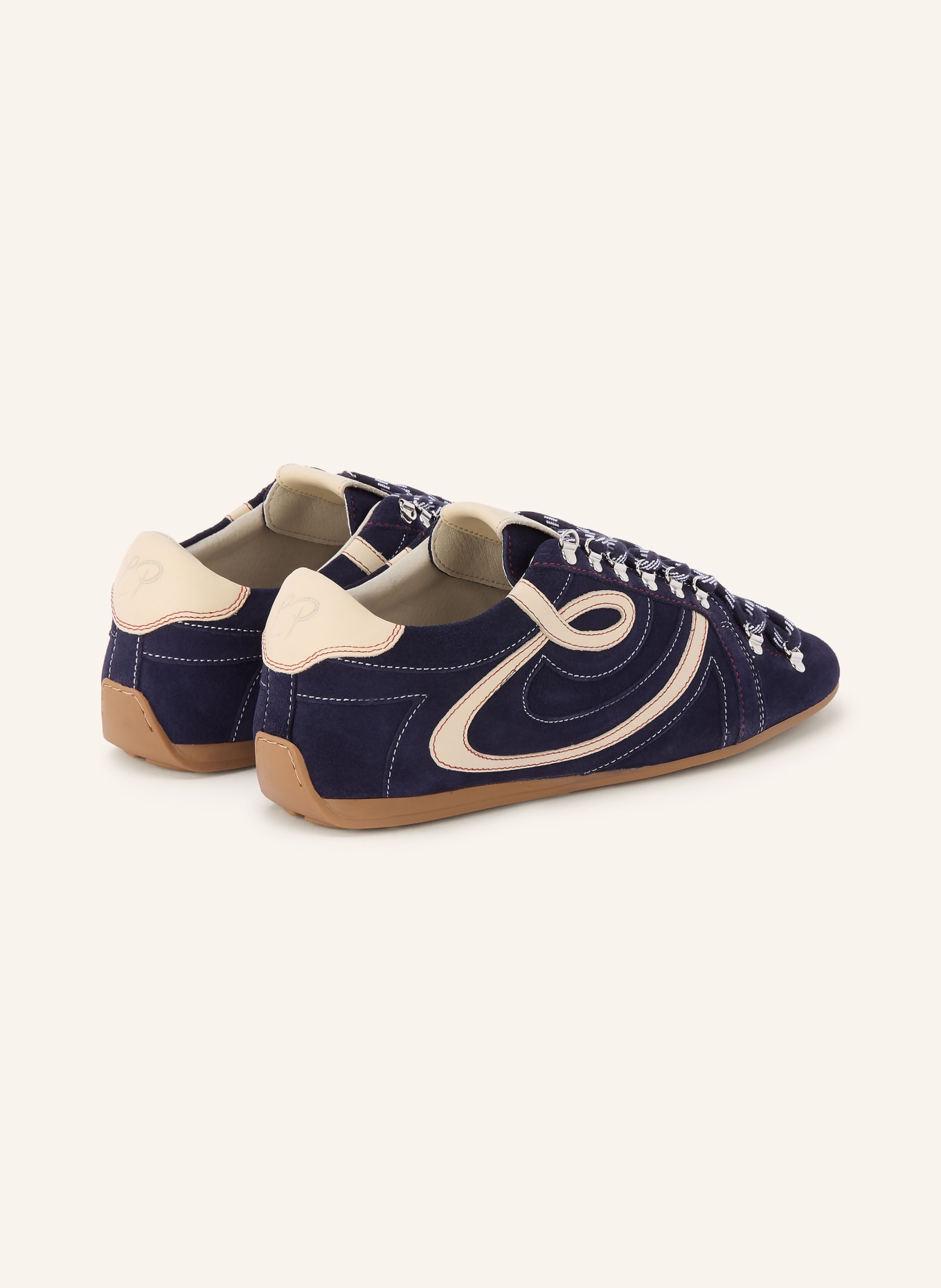 CLAUDIE PIERLOT Sneaker: DUNKELBLAU / CREME