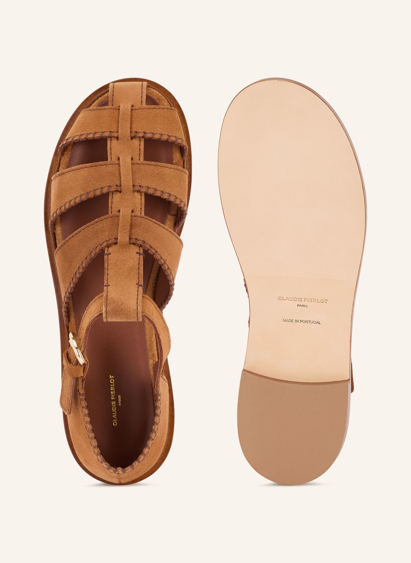 CLAUDIE PIERLOT Sandalen: COGNAC