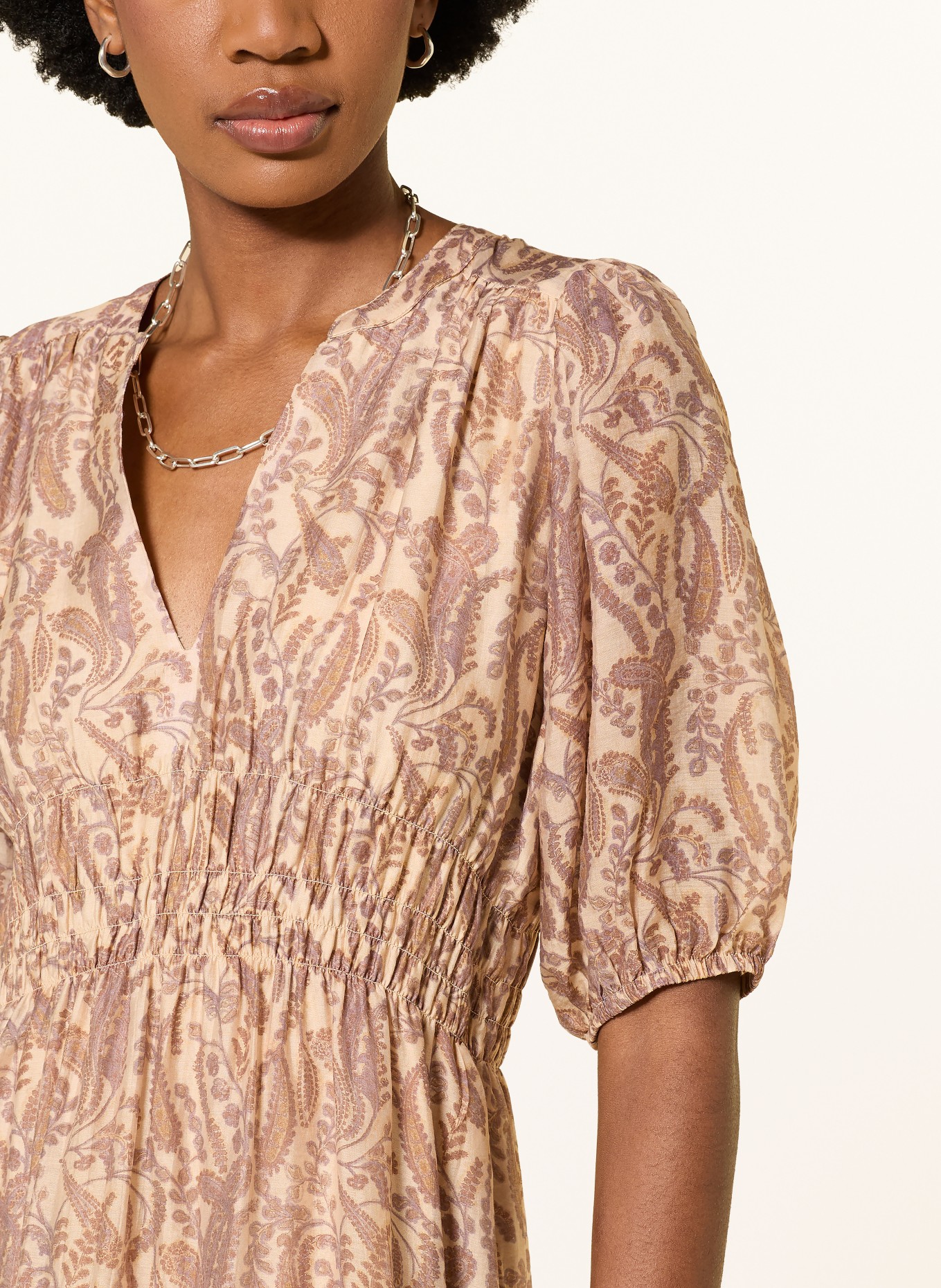 ba&sh Kleid TANYSSA: ROSÉGOLD / BRAUN / LILA