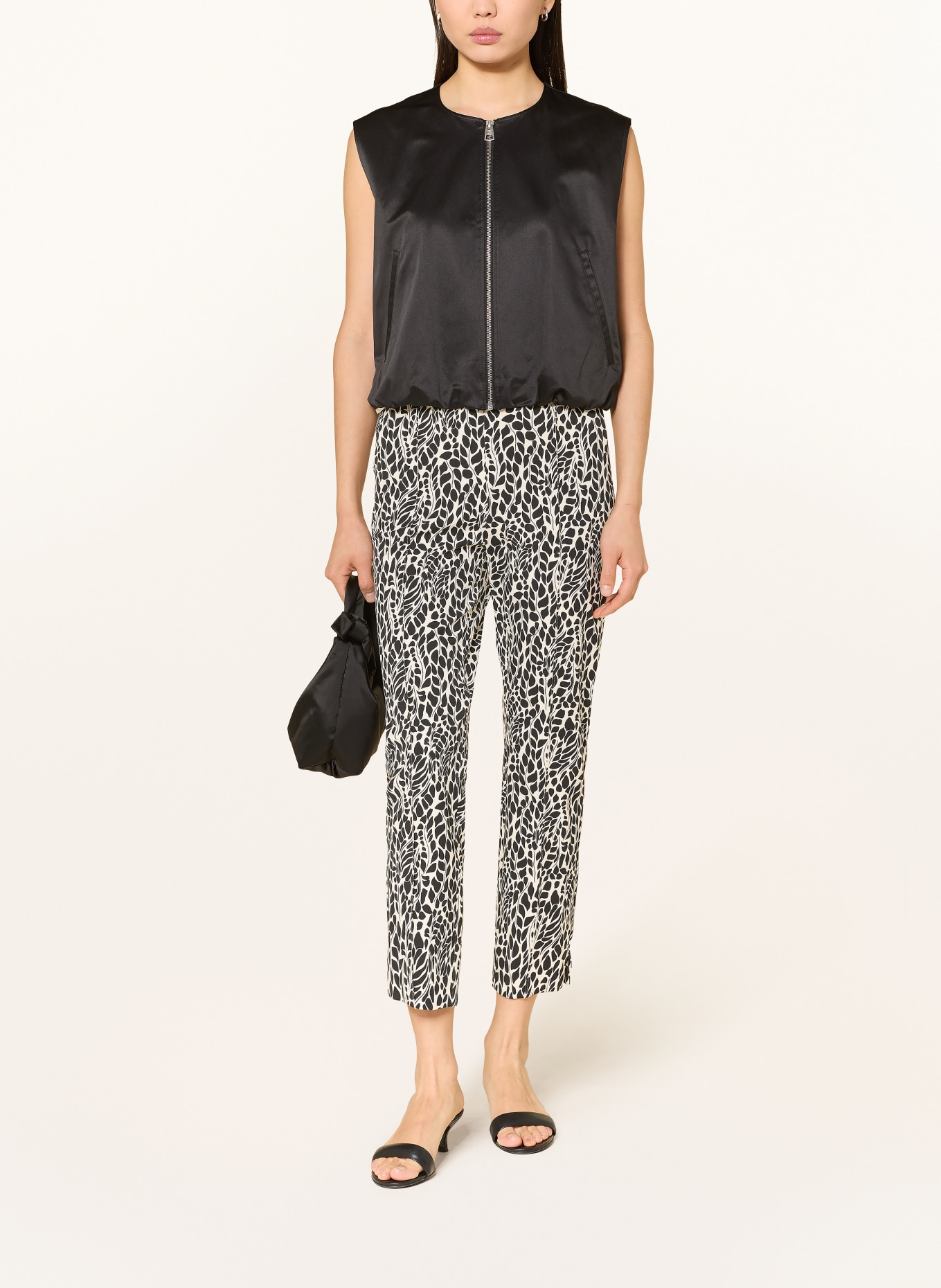 Phase Eight 7/8-Hose CARMELLA: SCHWARZ / WEISS