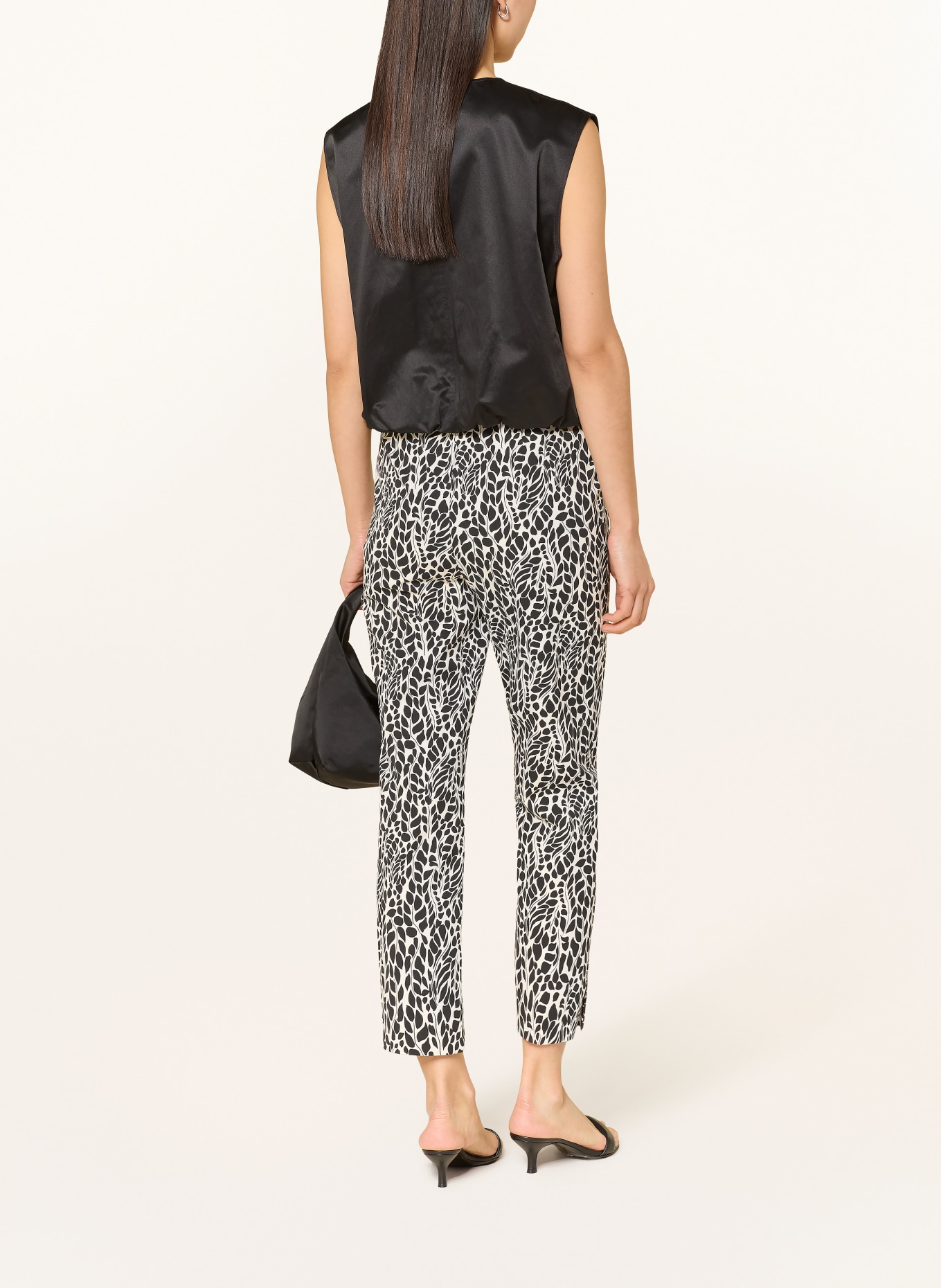 Phase Eight 7/8-Hose CARMELLA: SCHWARZ / WEISS