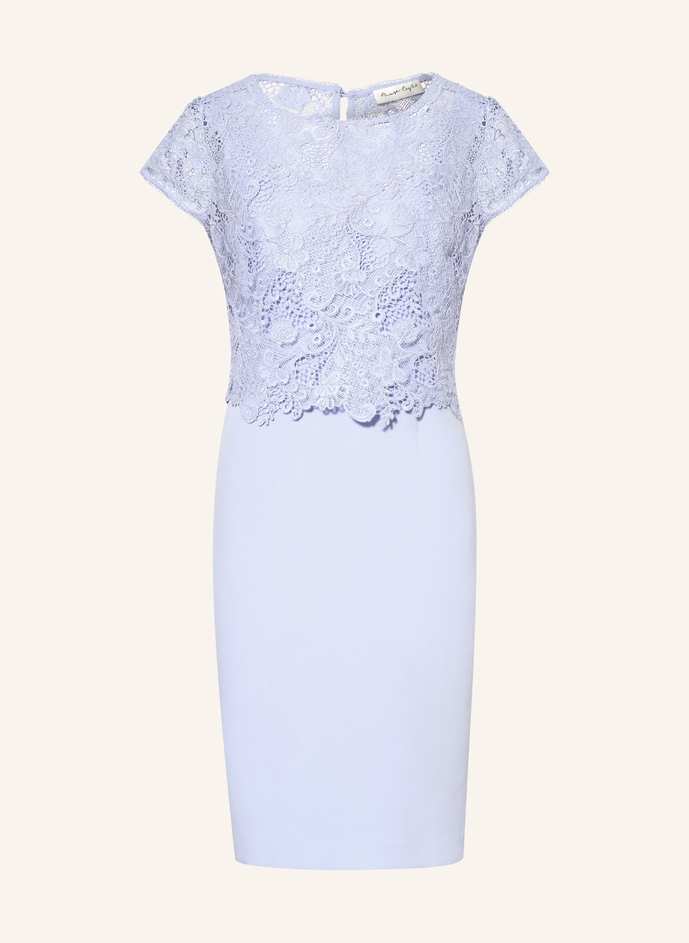 Phase Eight Etuikleid DAISY im Materialmix: HELLBLAU
