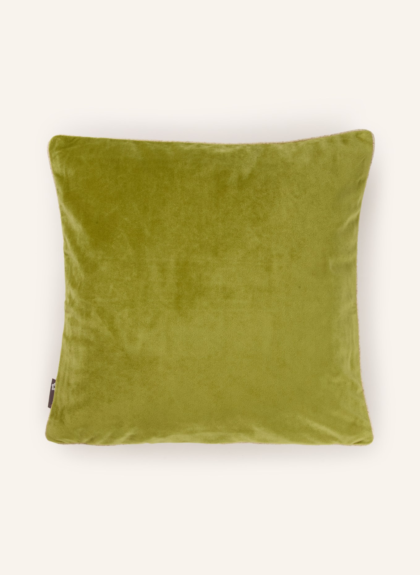 pichler Sierkussenhoes MELVA: GROEN / BEIGE