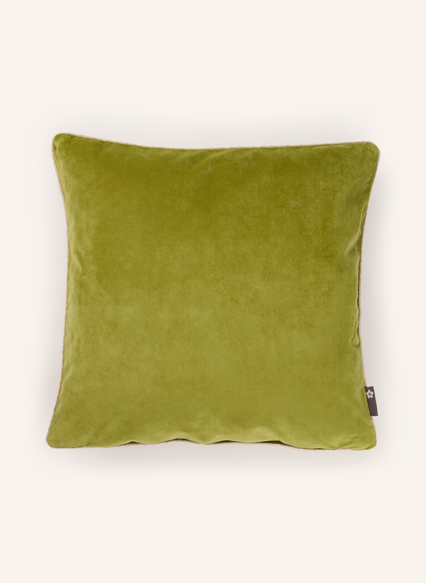 pichler Sierkussenhoes MELVA: GROEN / BEIGE