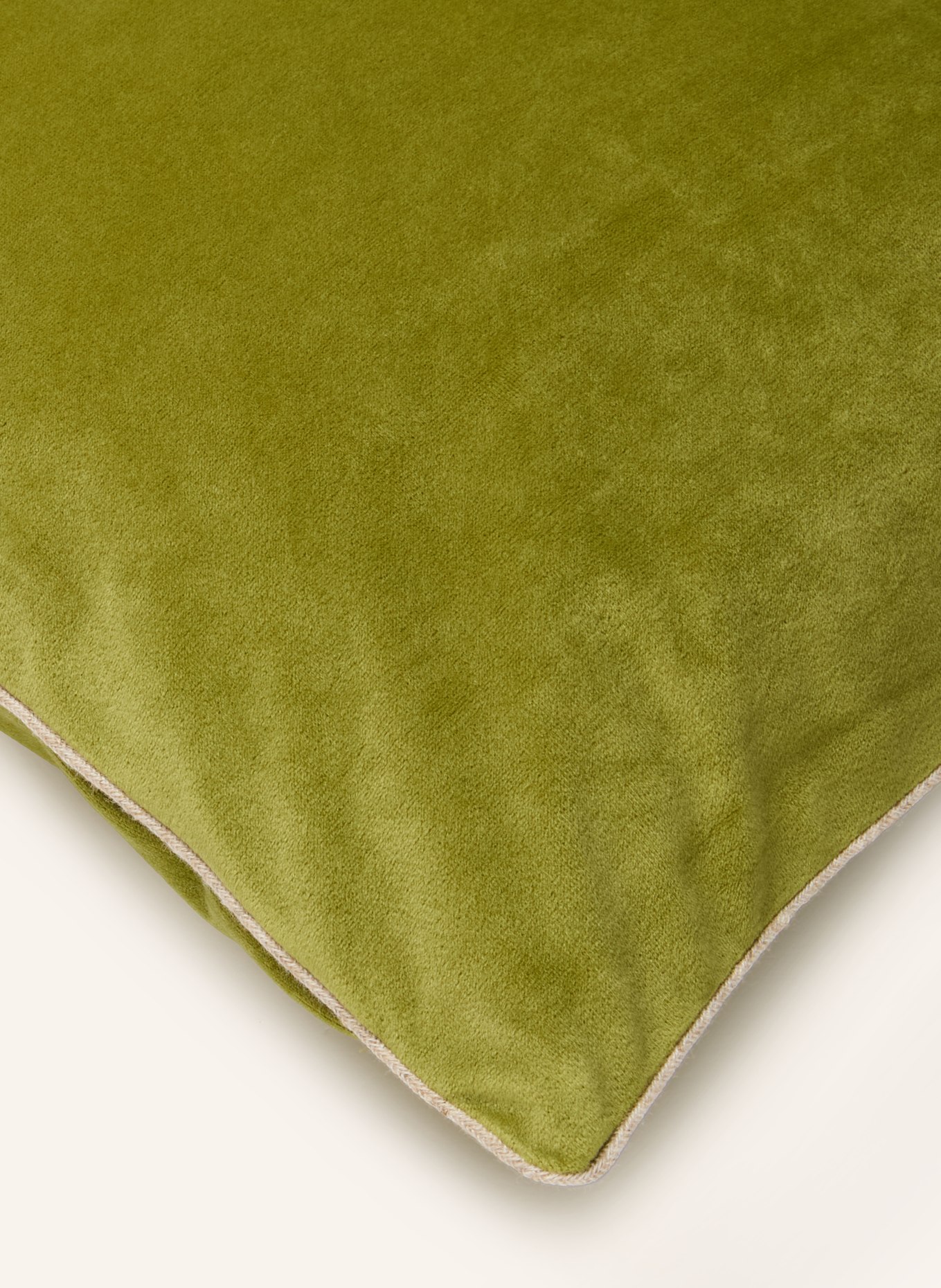 pichler Sierkussenhoes MELVA: GROEN / BEIGE