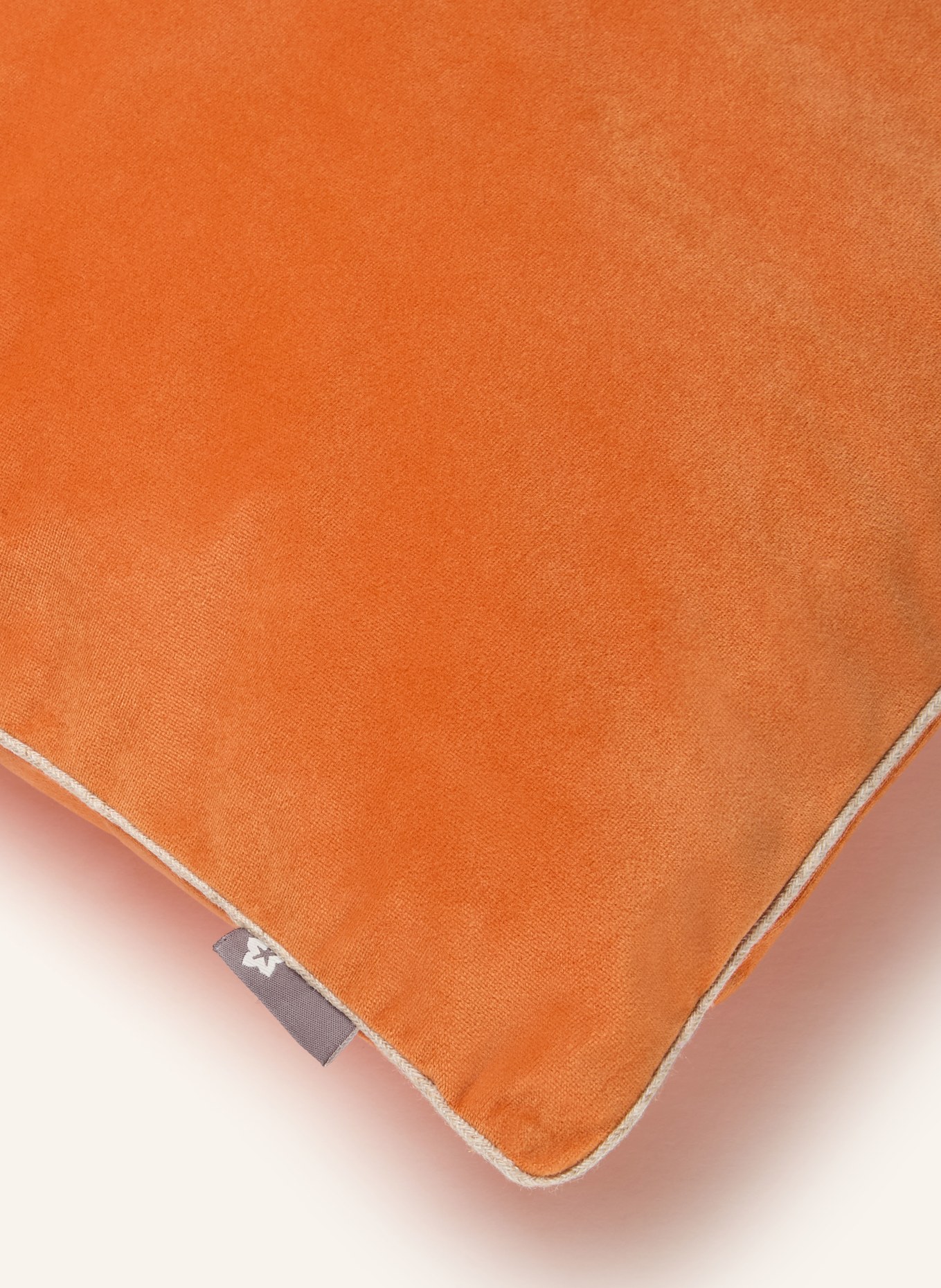 pichler Sierkussenhoes MELVA: ORANJE / BEIGE