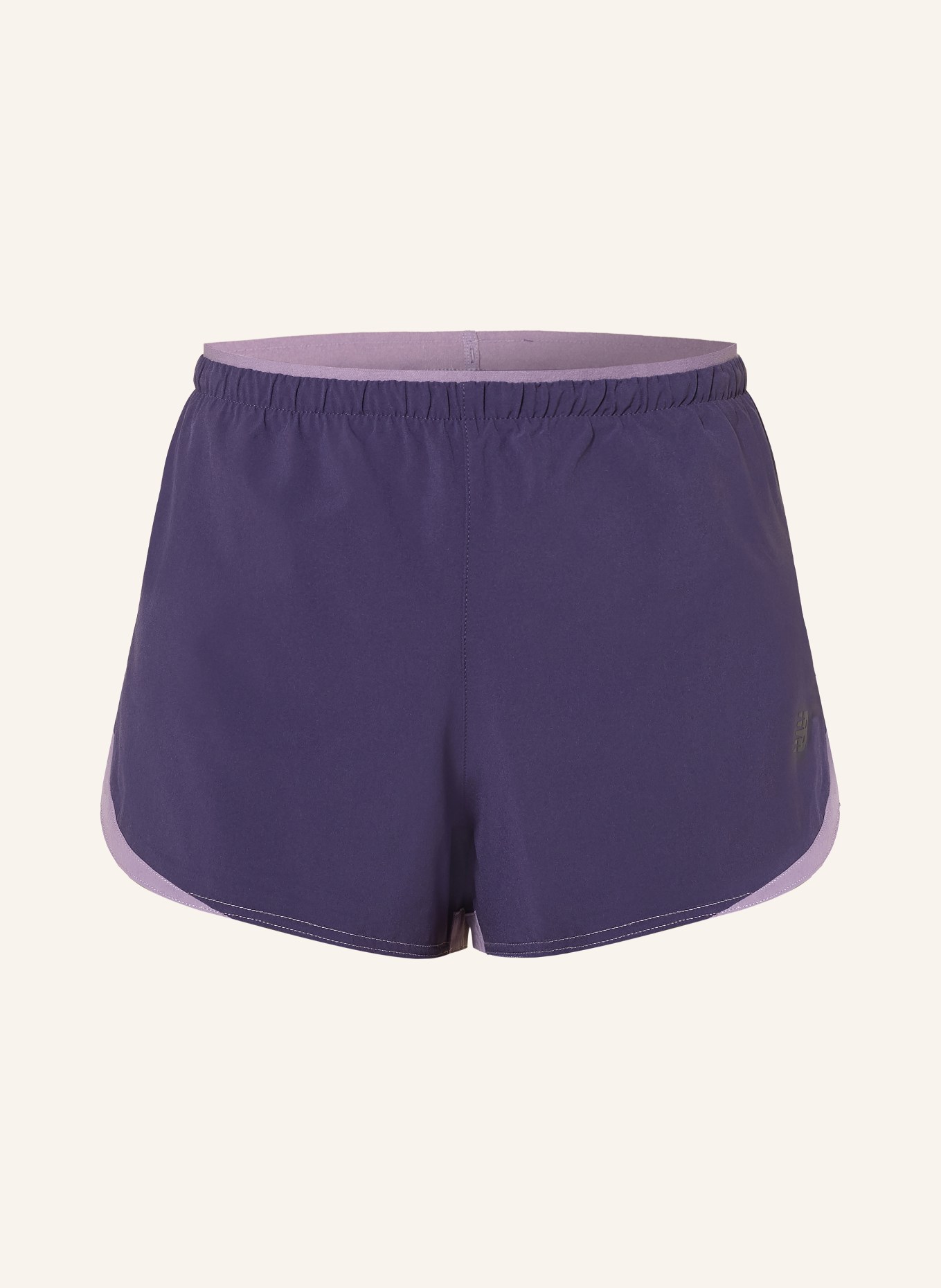 new balance 2-in-1-Laufshorts: DUNKELLILA / HELLLILA