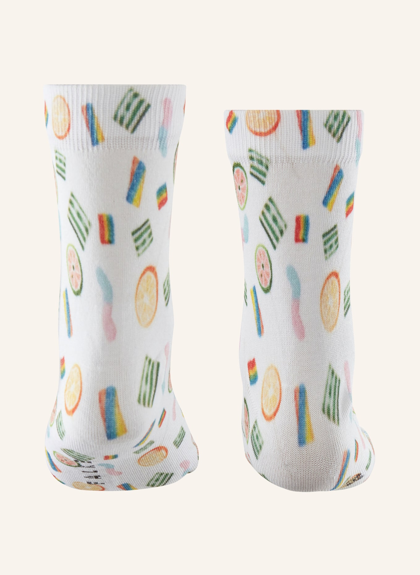 FALKE Socken COLOURFUL SWEETS: 2000 WHITE