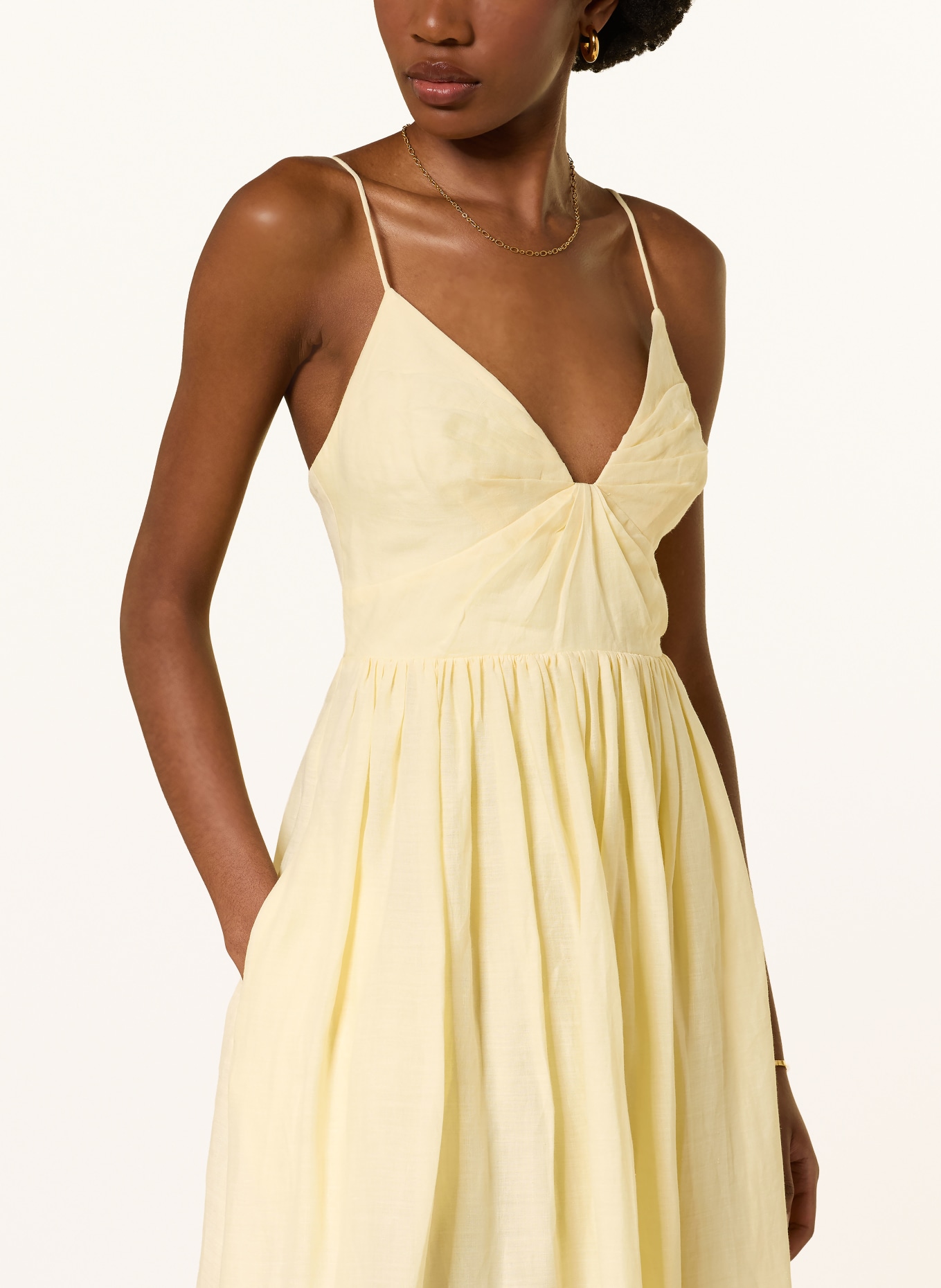 Aje. Kleid VACATION: HELLGELB