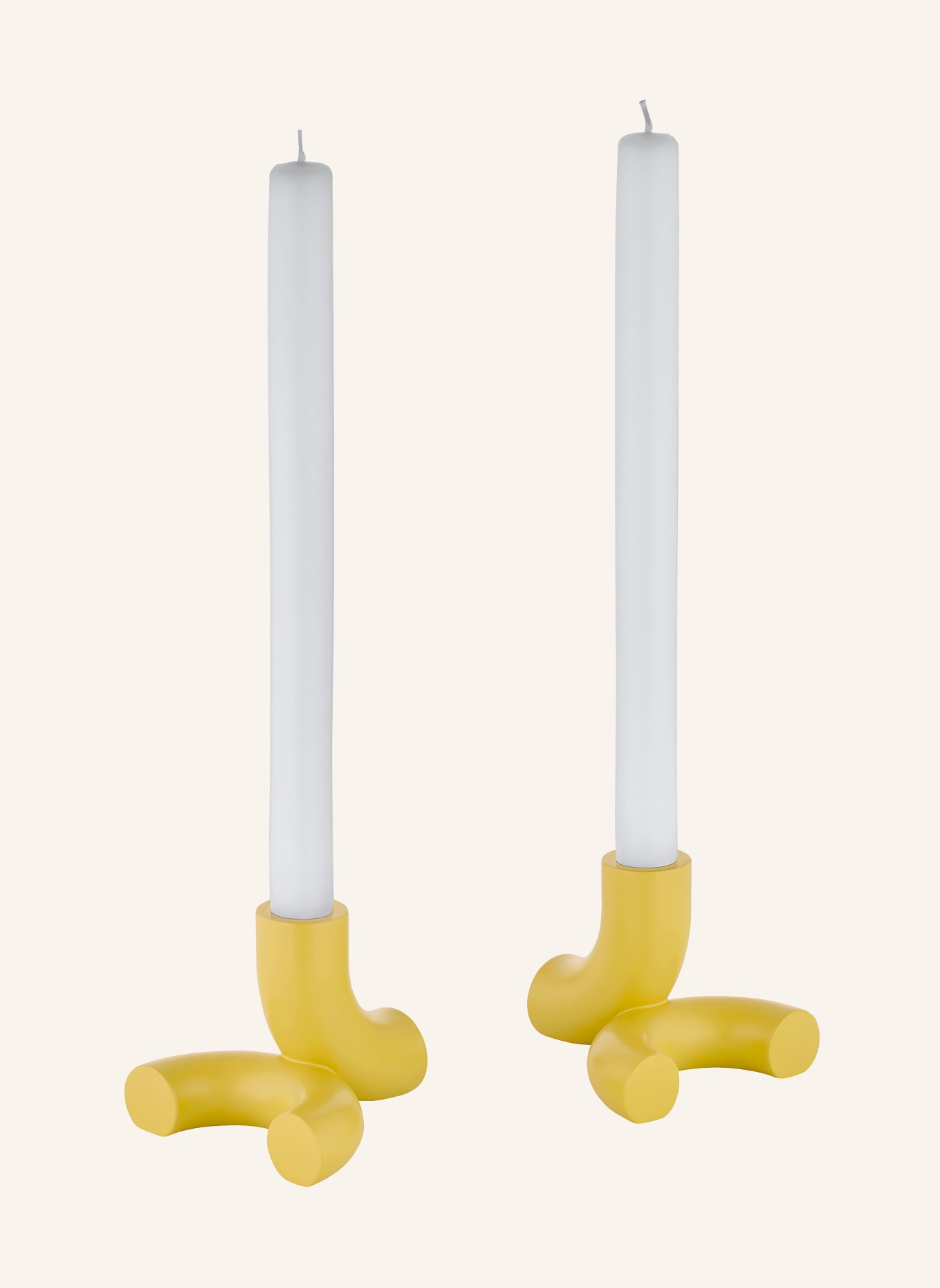 blomus 2er-Set Kerzenhalter DOODLE: GELB