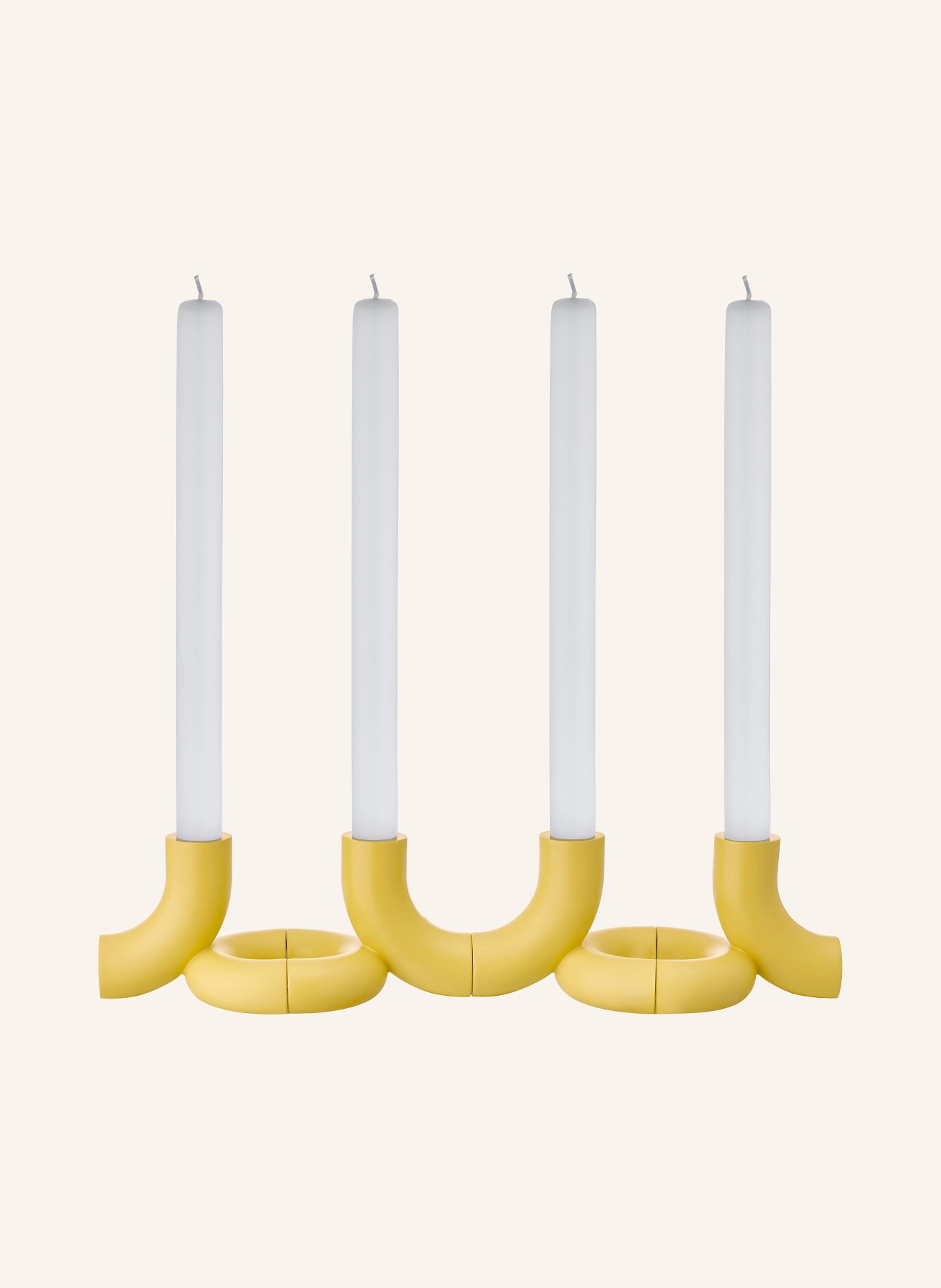 blomus 2er-Set Kerzenhalter DOODLE: GELB